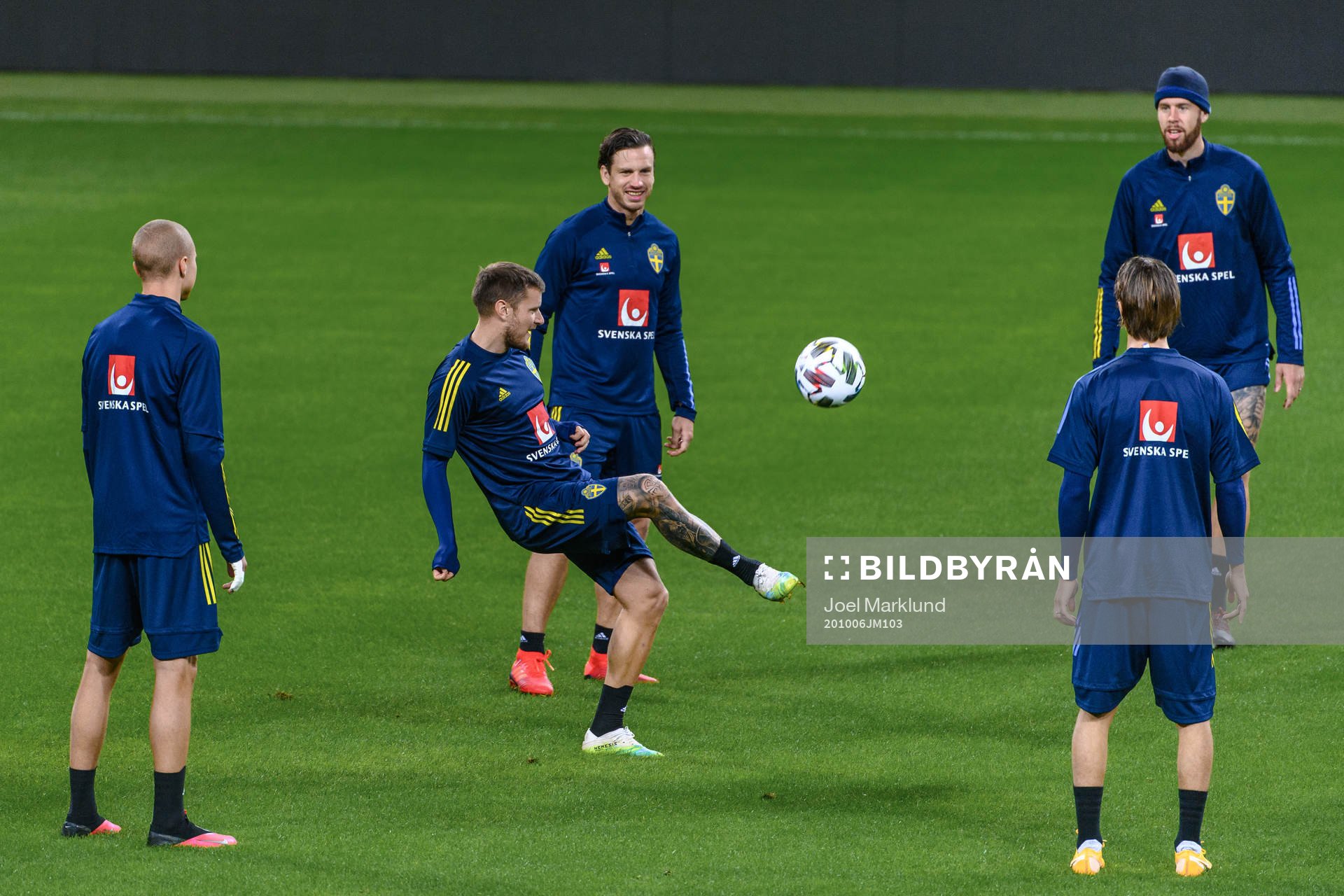 Sebastian Holmén, Mattias Johansson, Gustav Svensson,