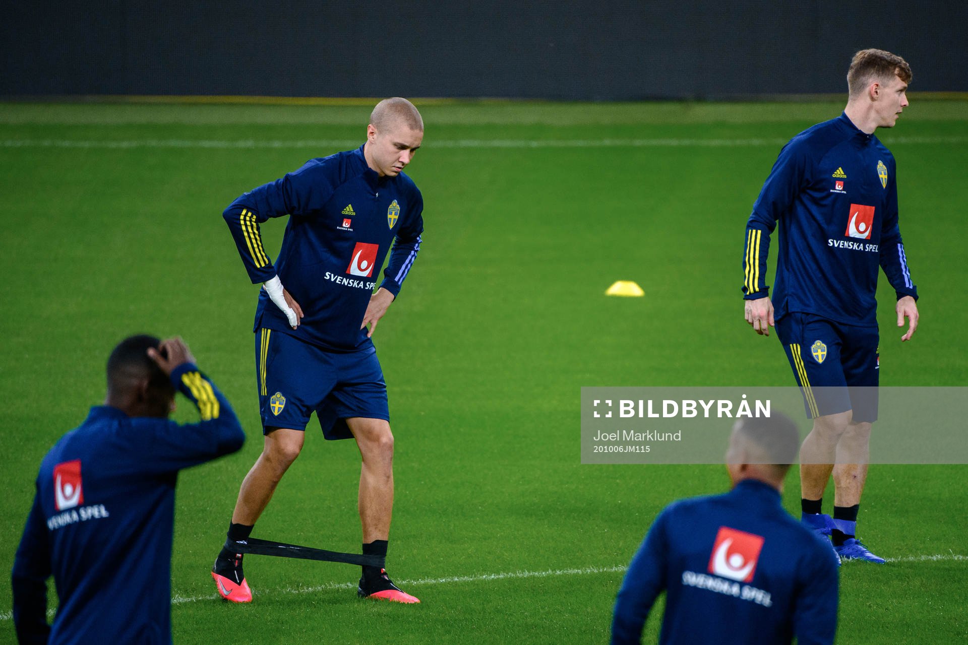Sebastian Holmén of the Swedish national football team