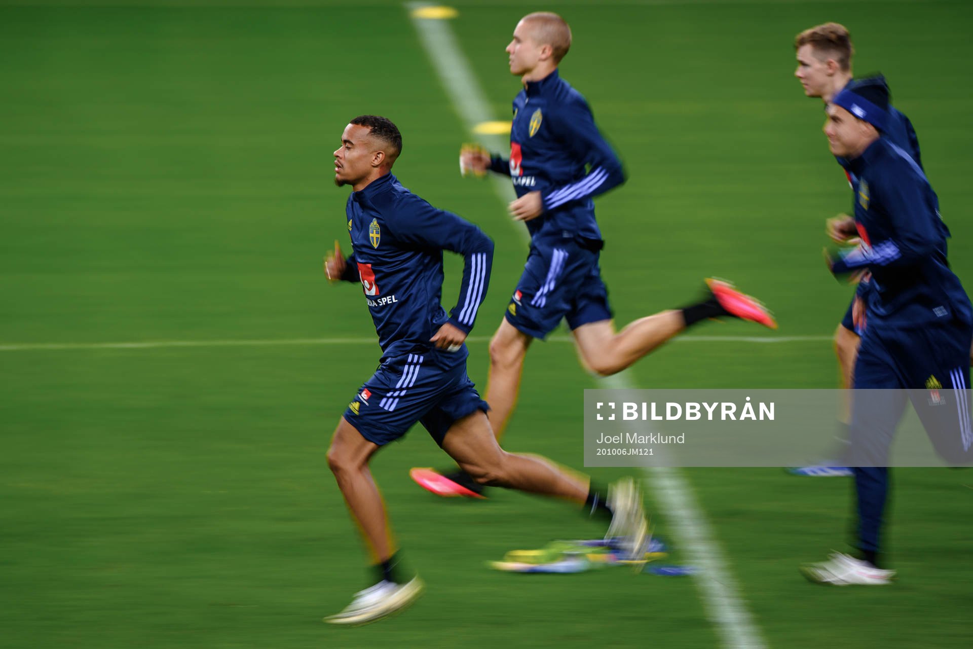 Robin Quaison of the Swedish national football team