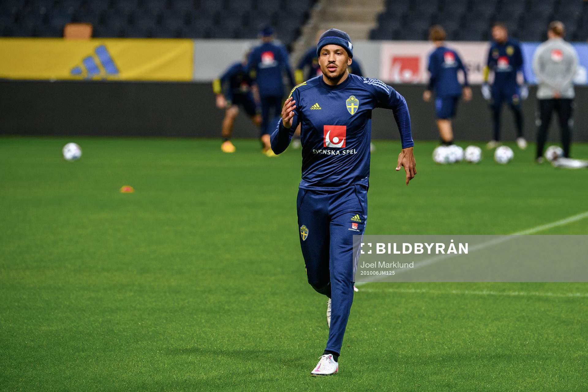 Martin Olsson of the Swedish national football team