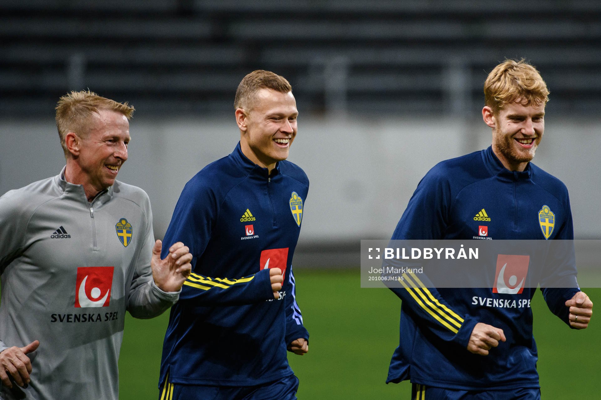 Viktor Claesson and Filip Helander of the Swedish national