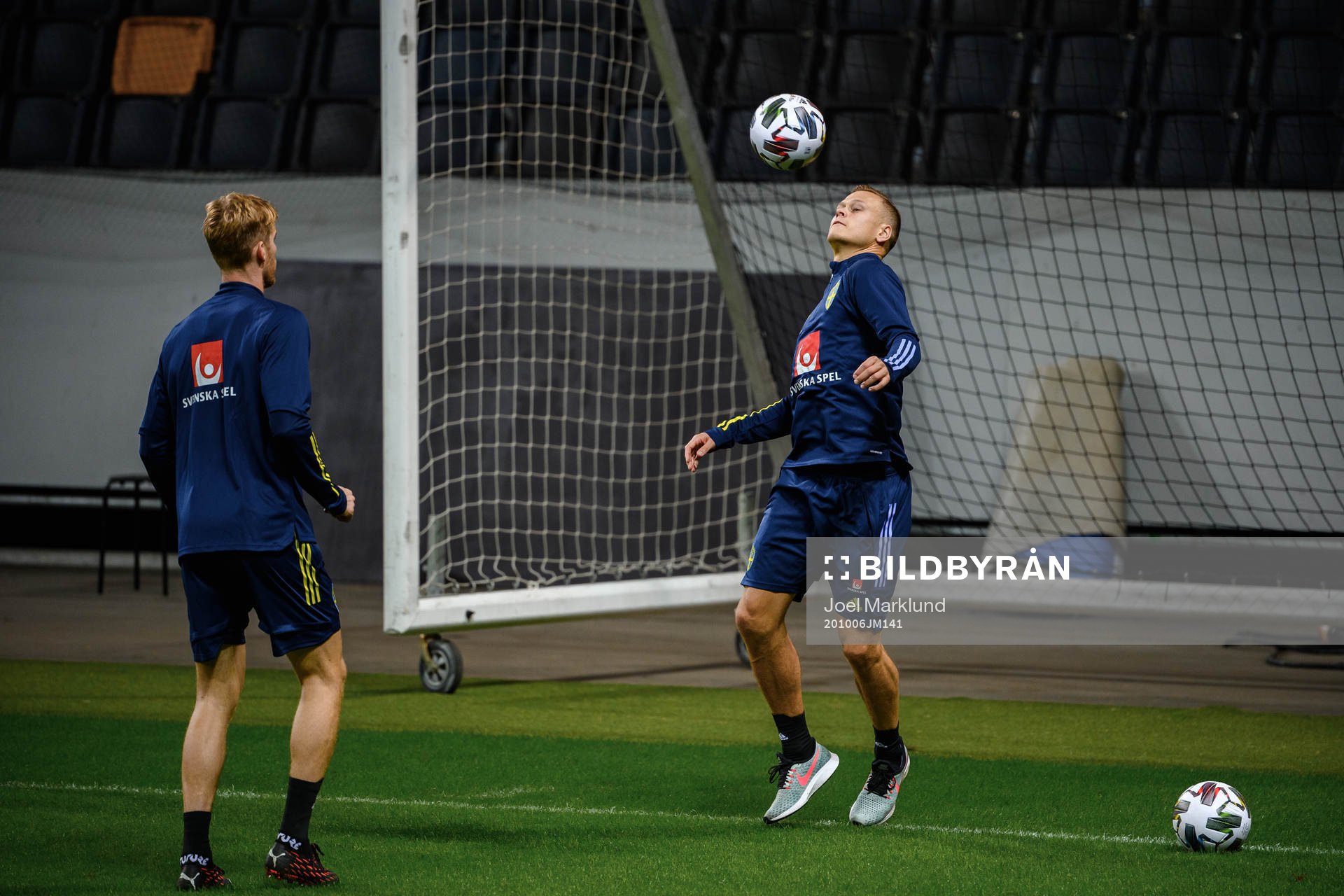 Filip Helander and Viktor Claesson of the Swedish national