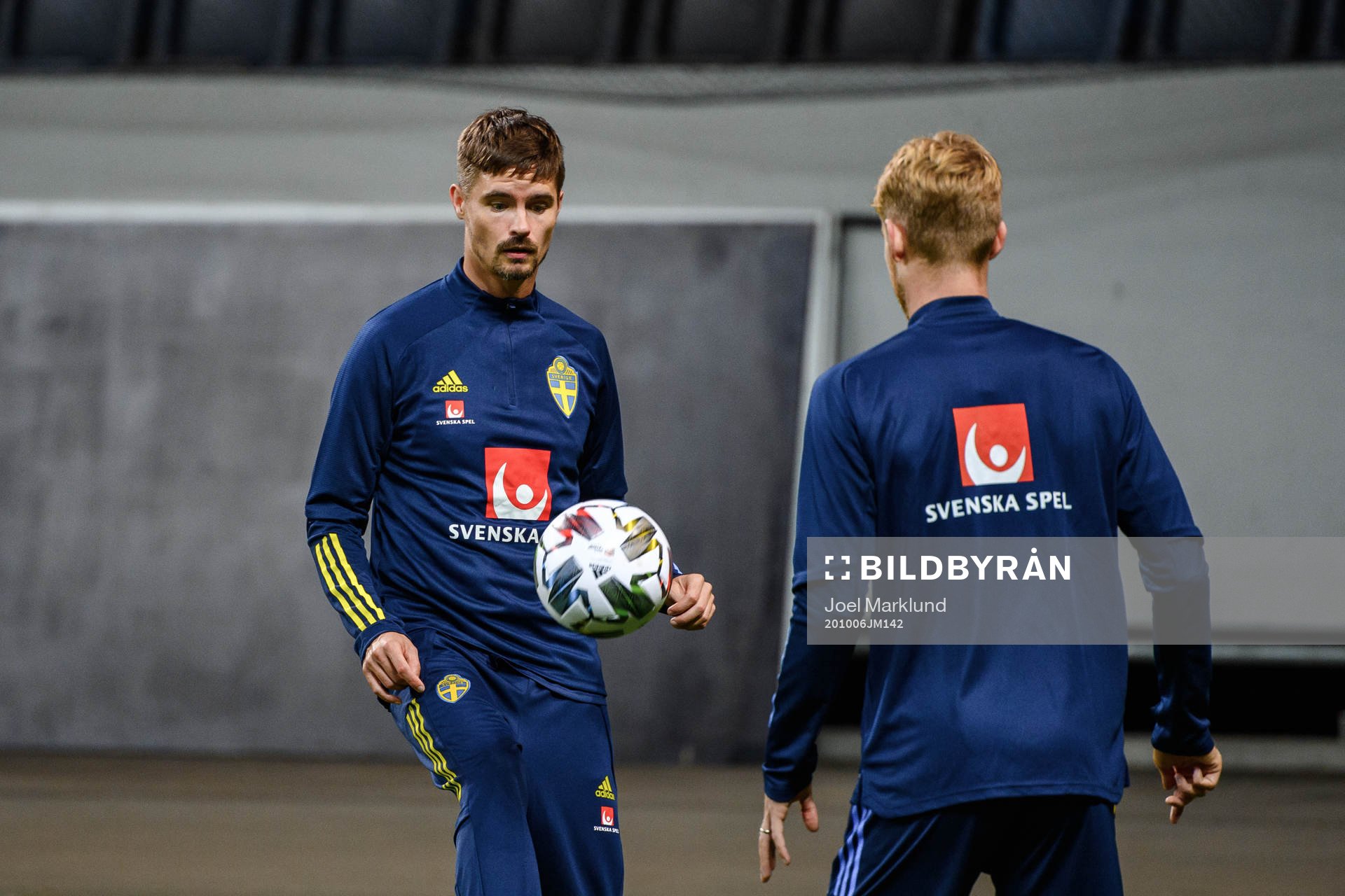 Mikael Lustig of the Swedish national football team