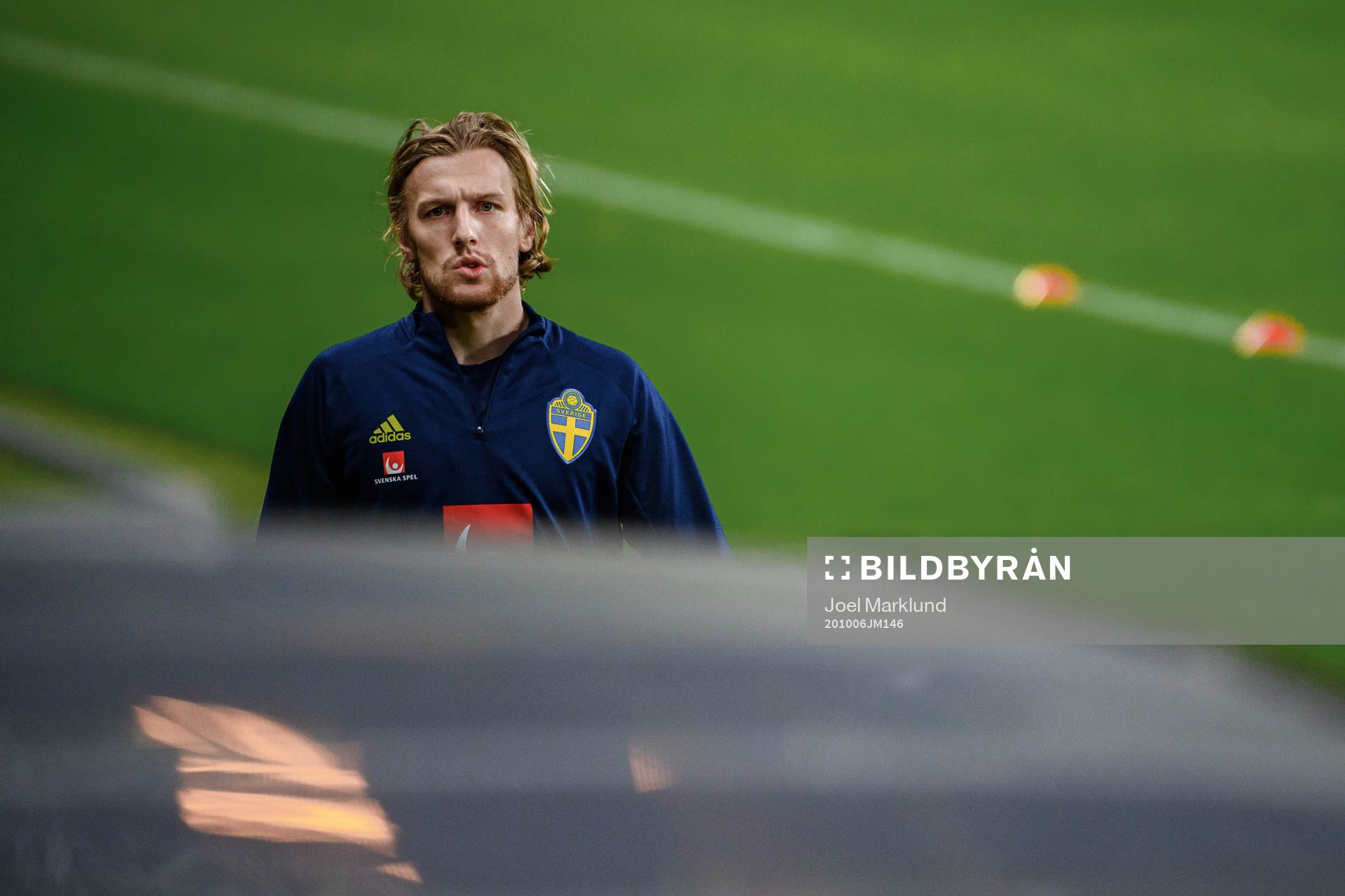Emil Forsberg of the Swedish national football team