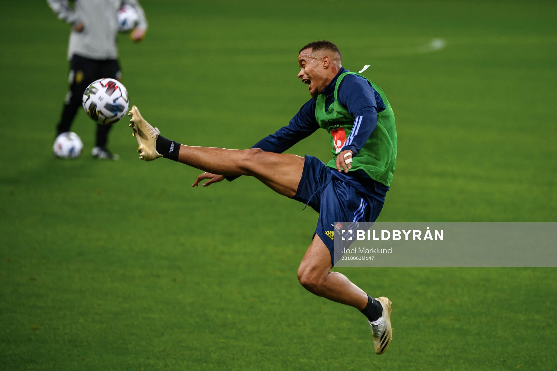 Robin Quaison of the Swedish national football team