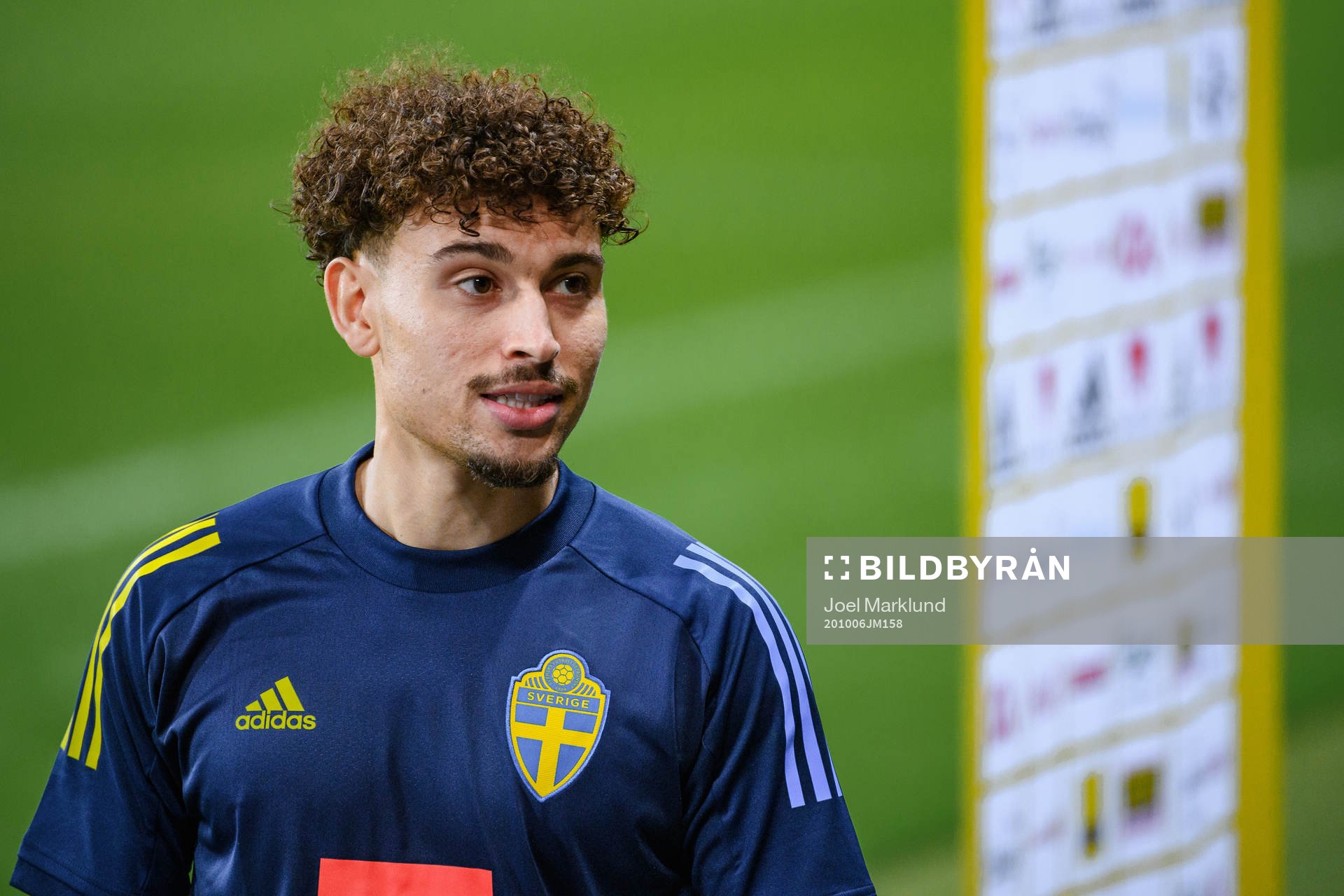Jordan Larsson of the Swedish national football team