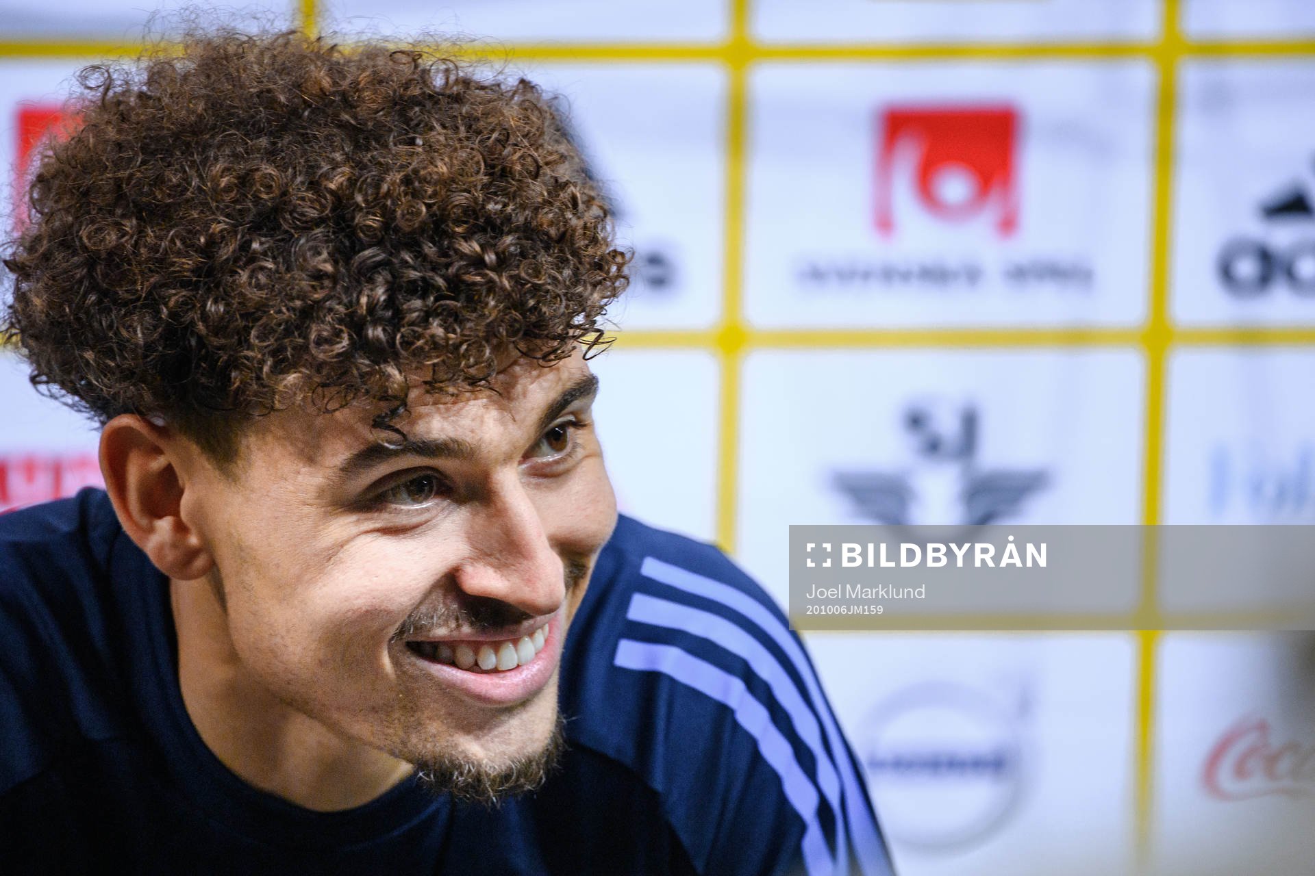 Jordan Larsson of the Swedish national football team