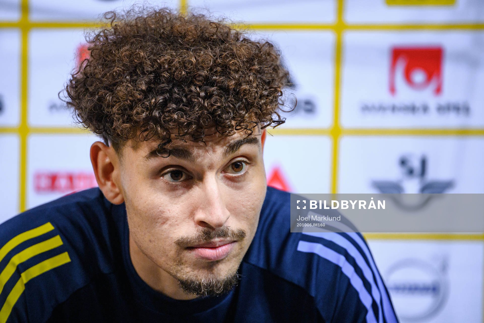 Jordan Larsson of the Swedish national football team