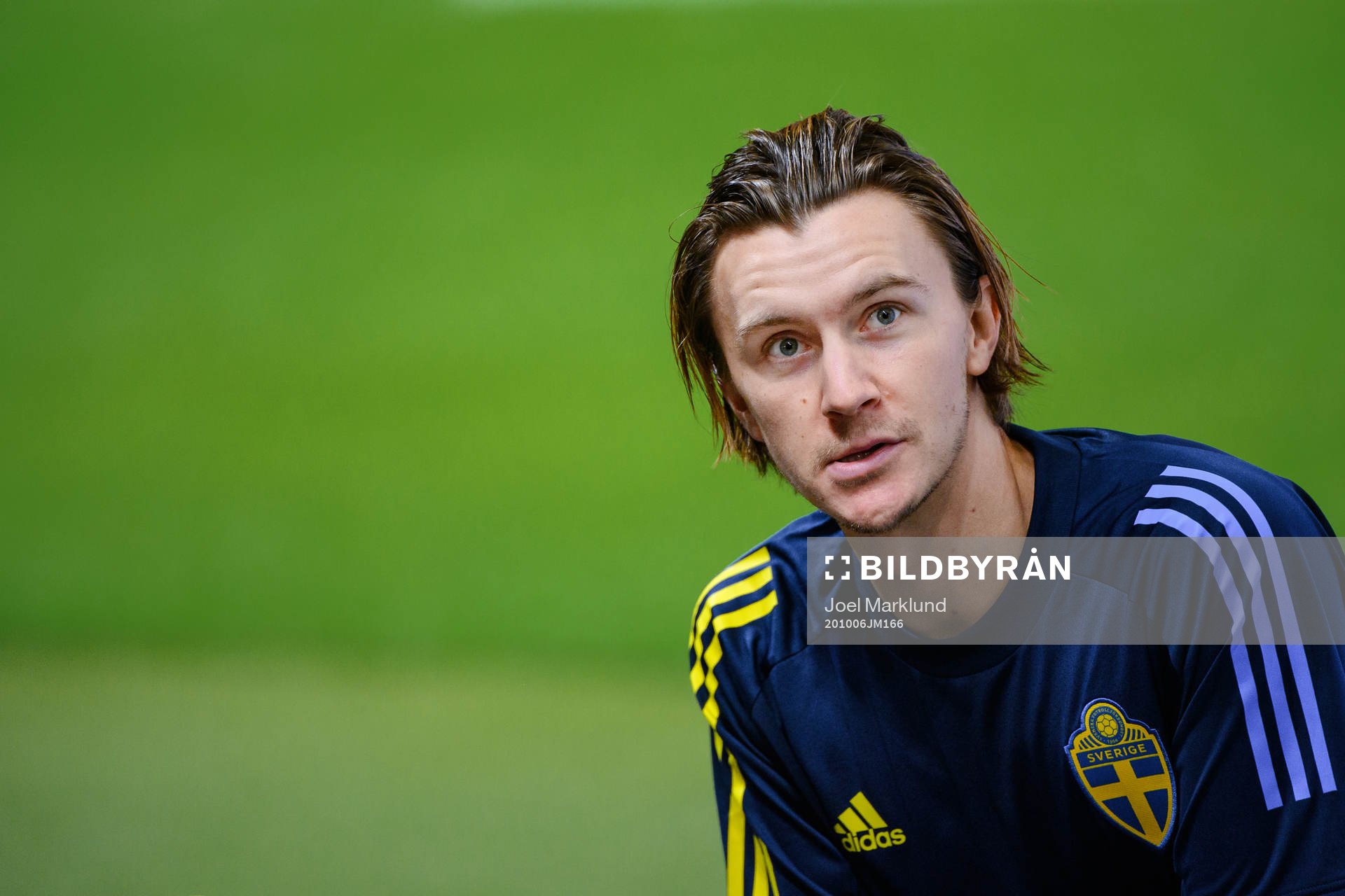 Kristoffer Olsson of the Swedish national football team
