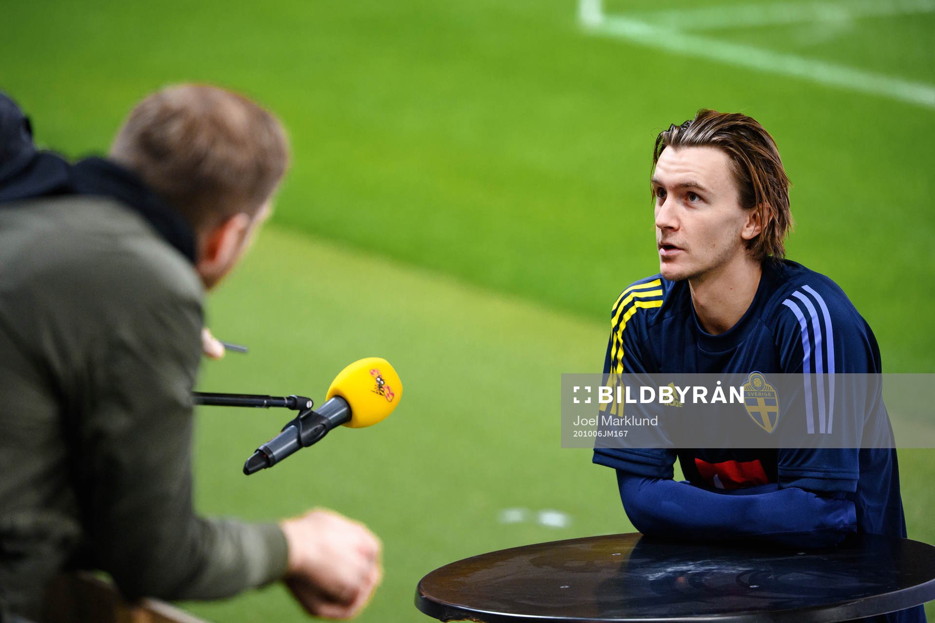 Kristoffer Olsson of the Swedish national football team