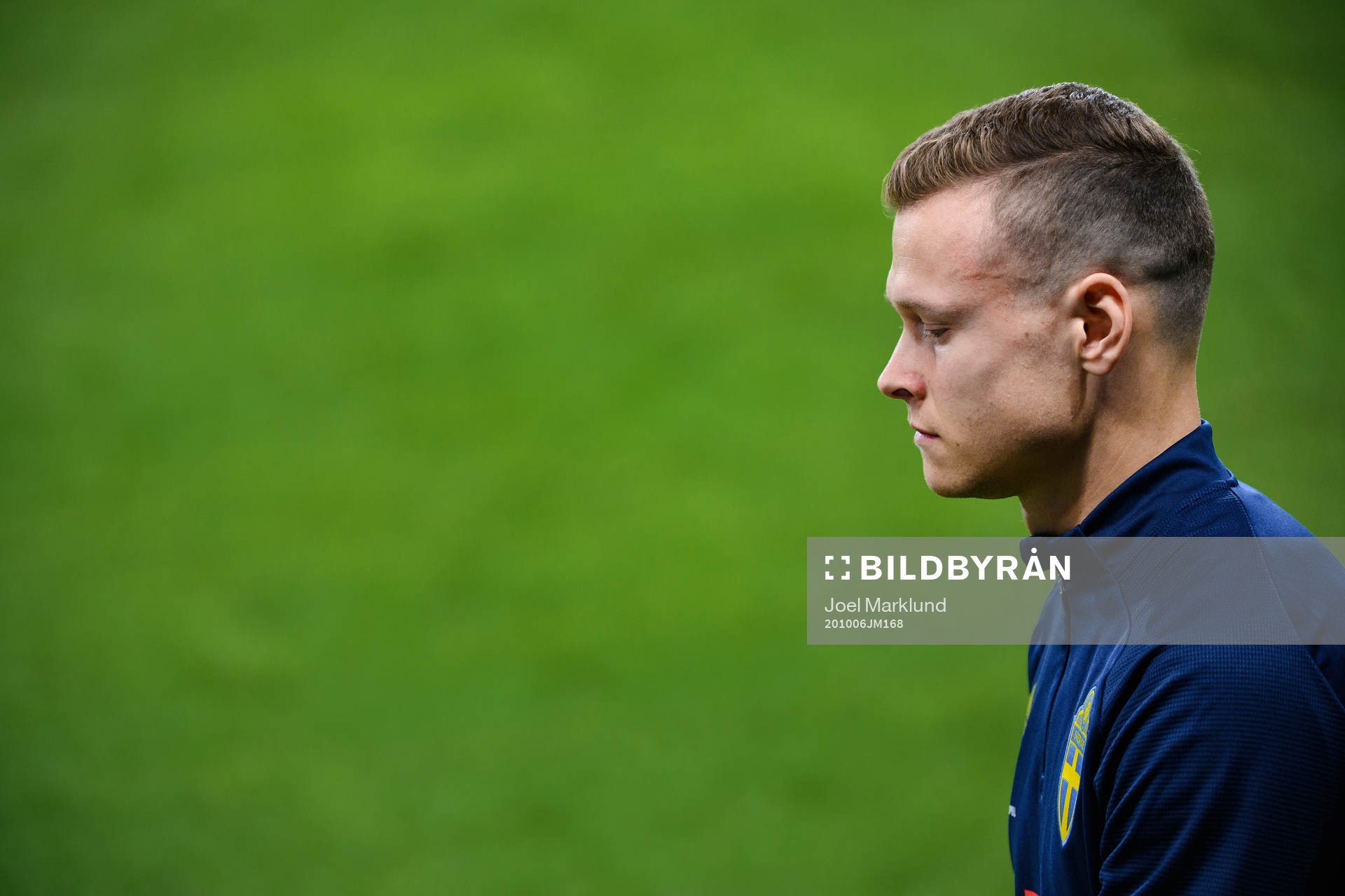 Victor Claesson of the Swedish national football team