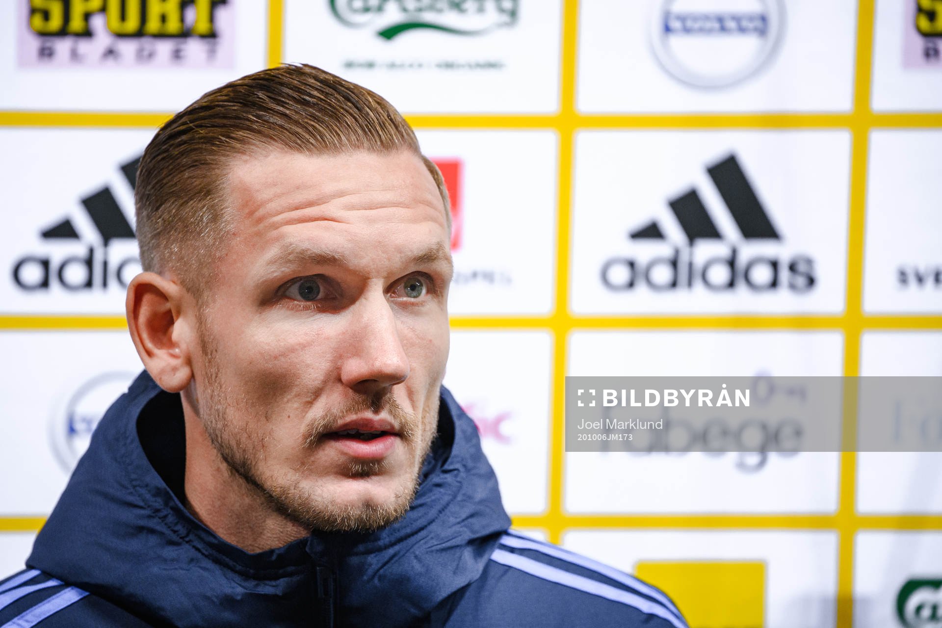 Goalkeeper Robin Olsen of the Swedish national football team