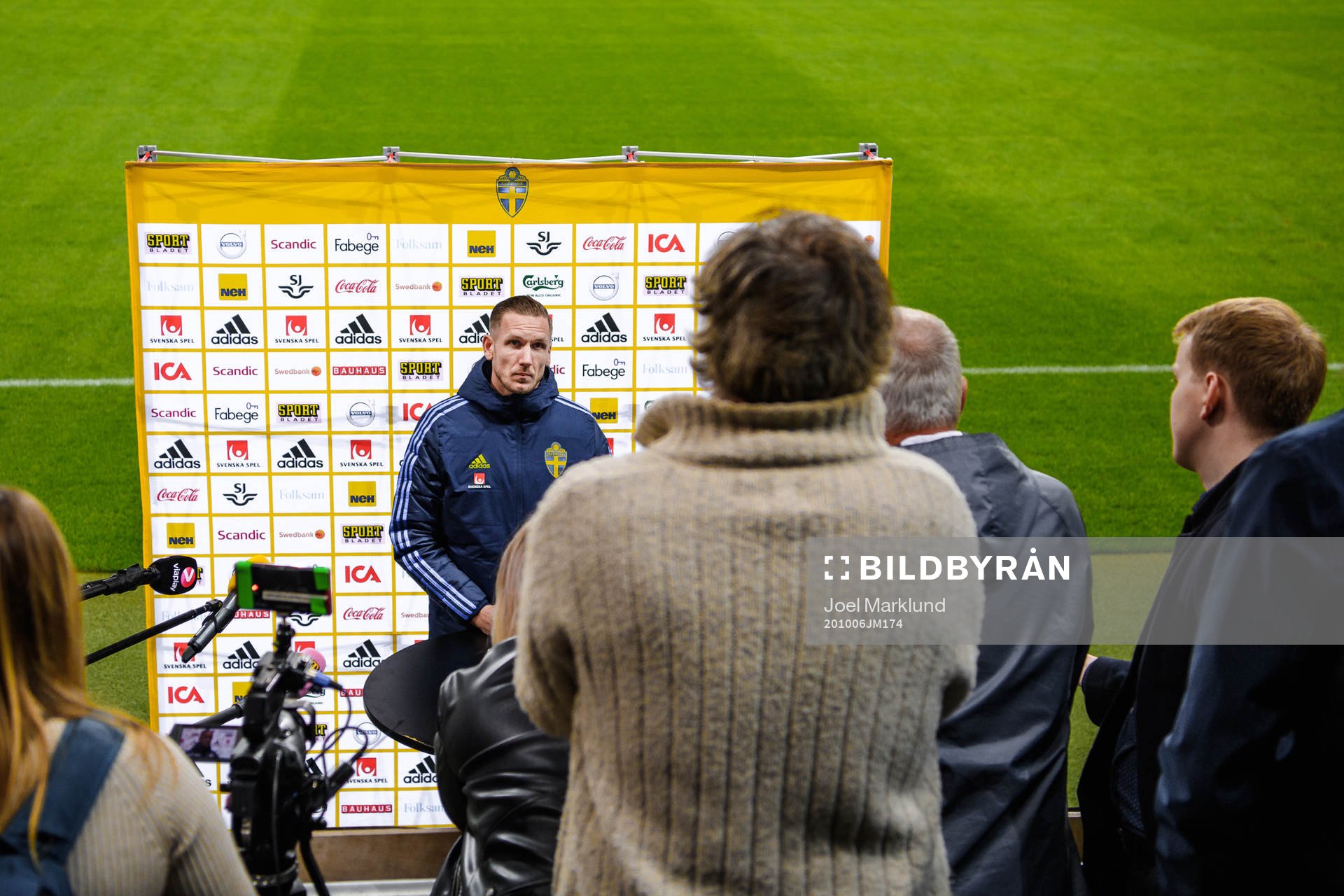 Goalkeeper Robin Olsen of the Swedish national football team
