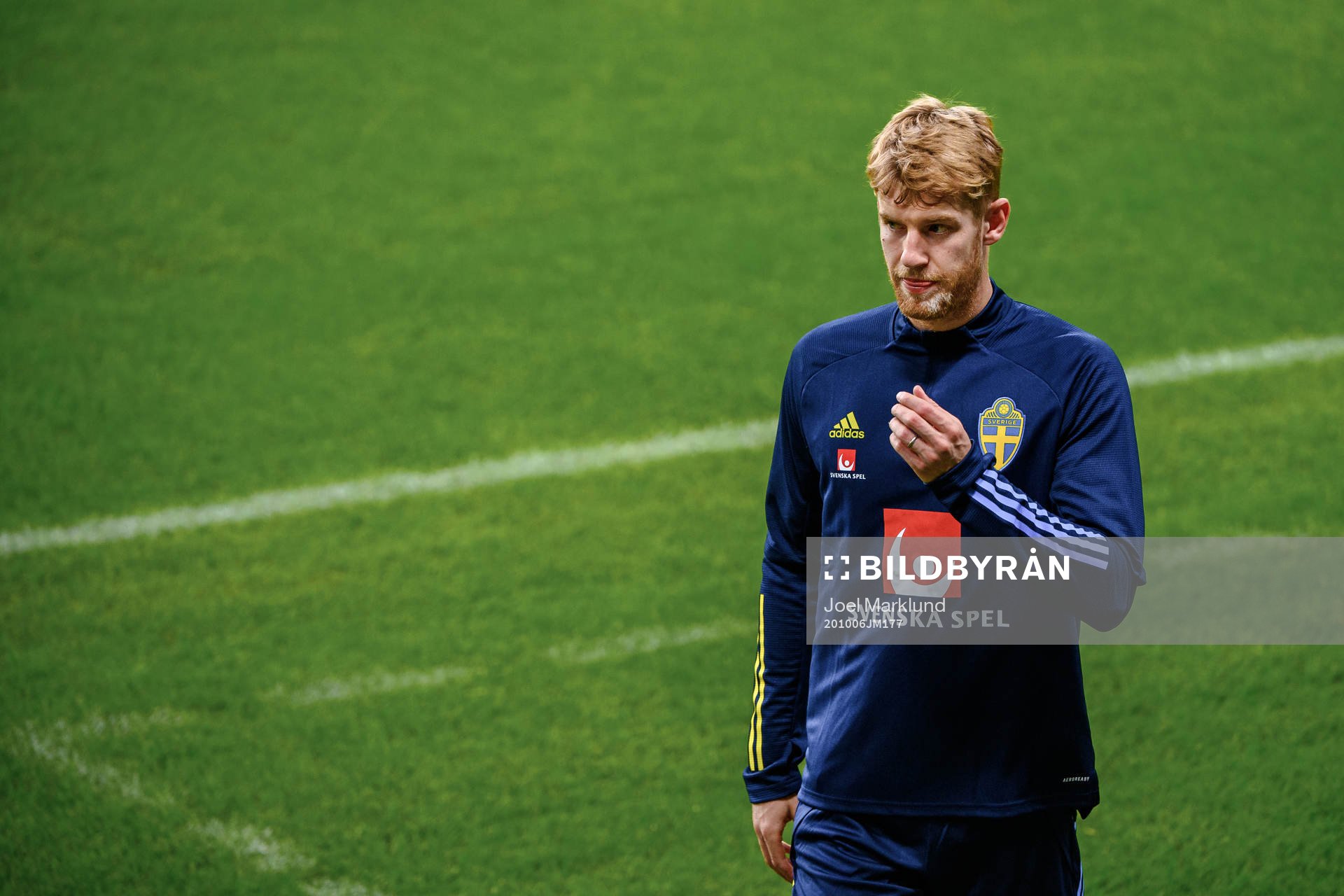 Filip Helander of the Swedish national football team