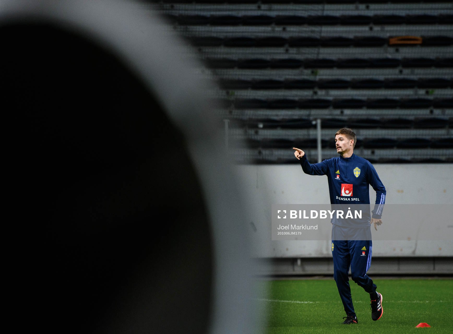 Mikael Lustig of the Swedish national football team