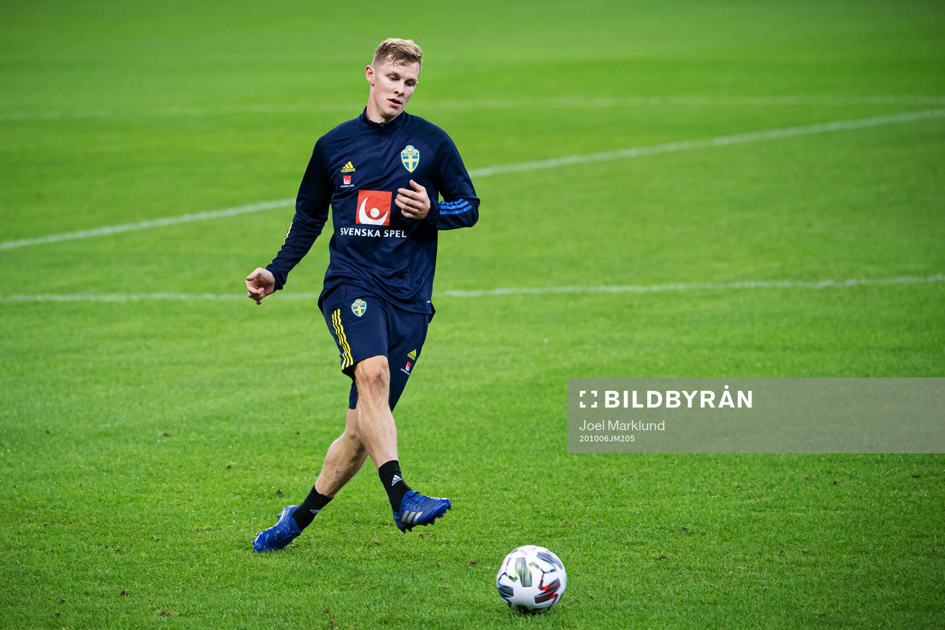 Emil Krafth of the Swedish national football team