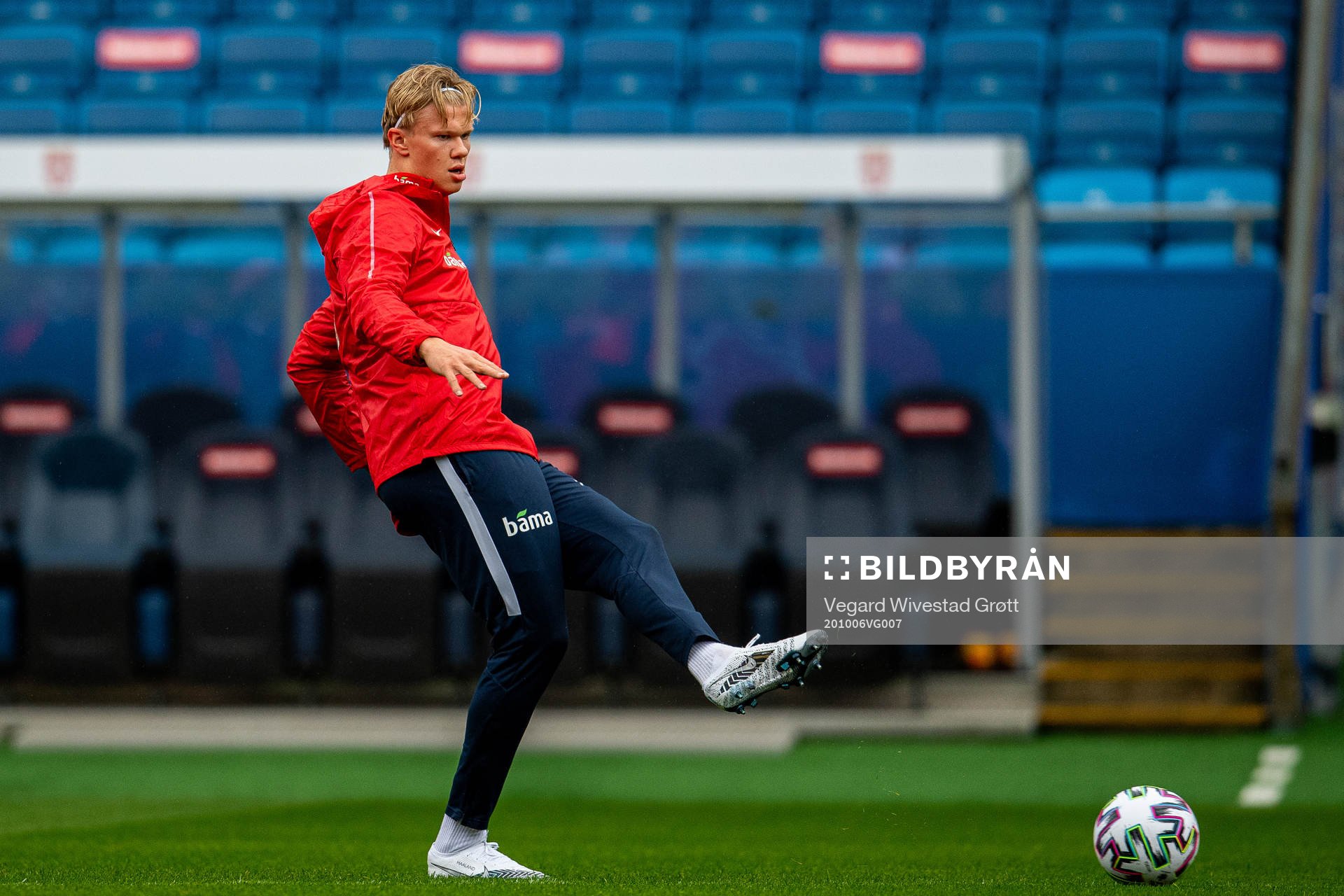 Erling Braut Haaland of the Norwegian national football team