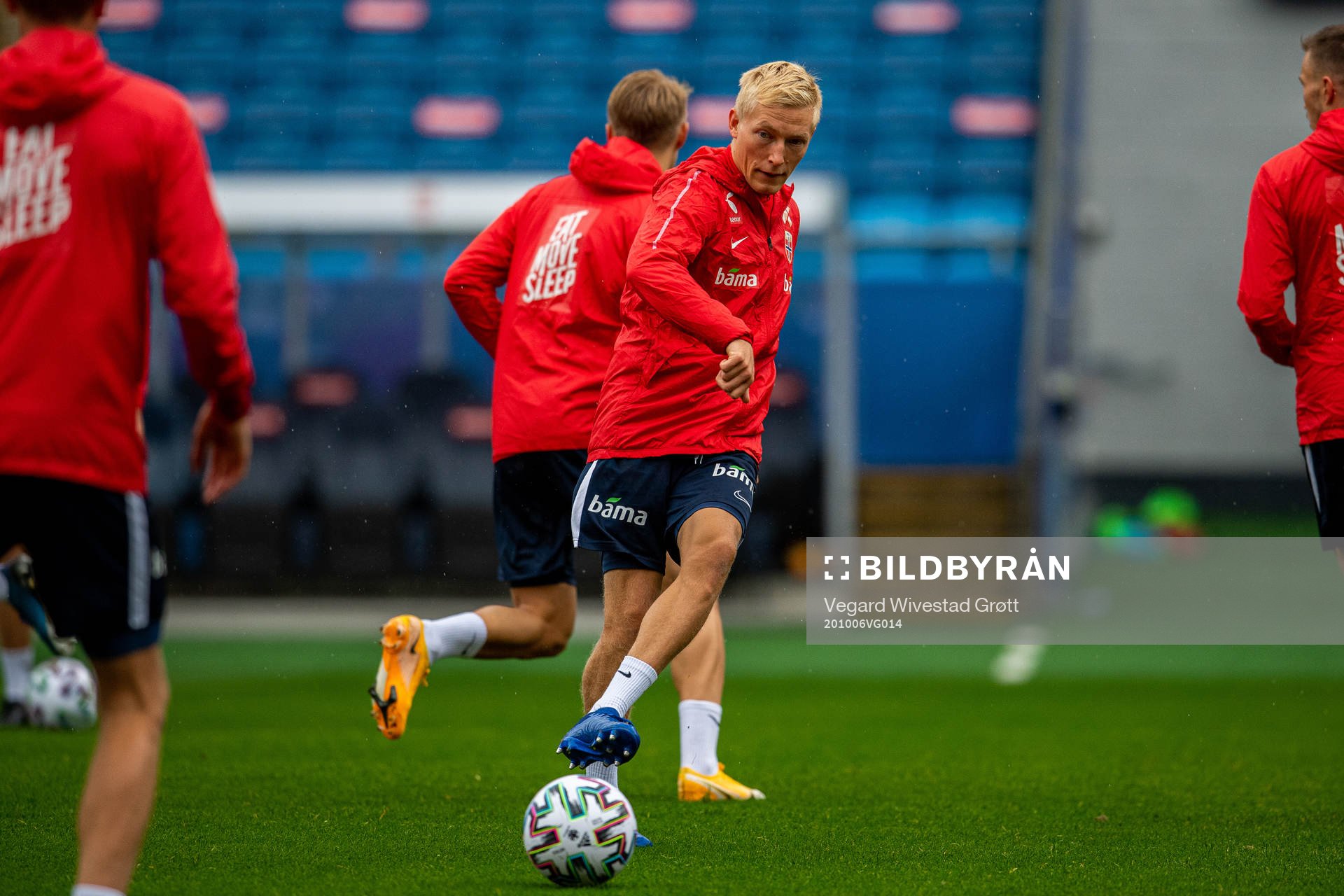 Birger Meling of the Norwegian national football team