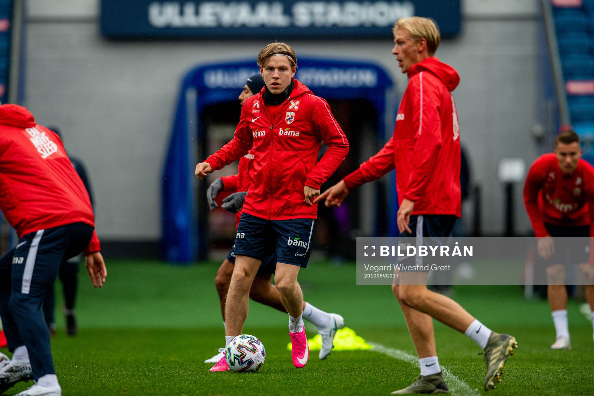 Jens Petter Hauge of the Norwegian national football team