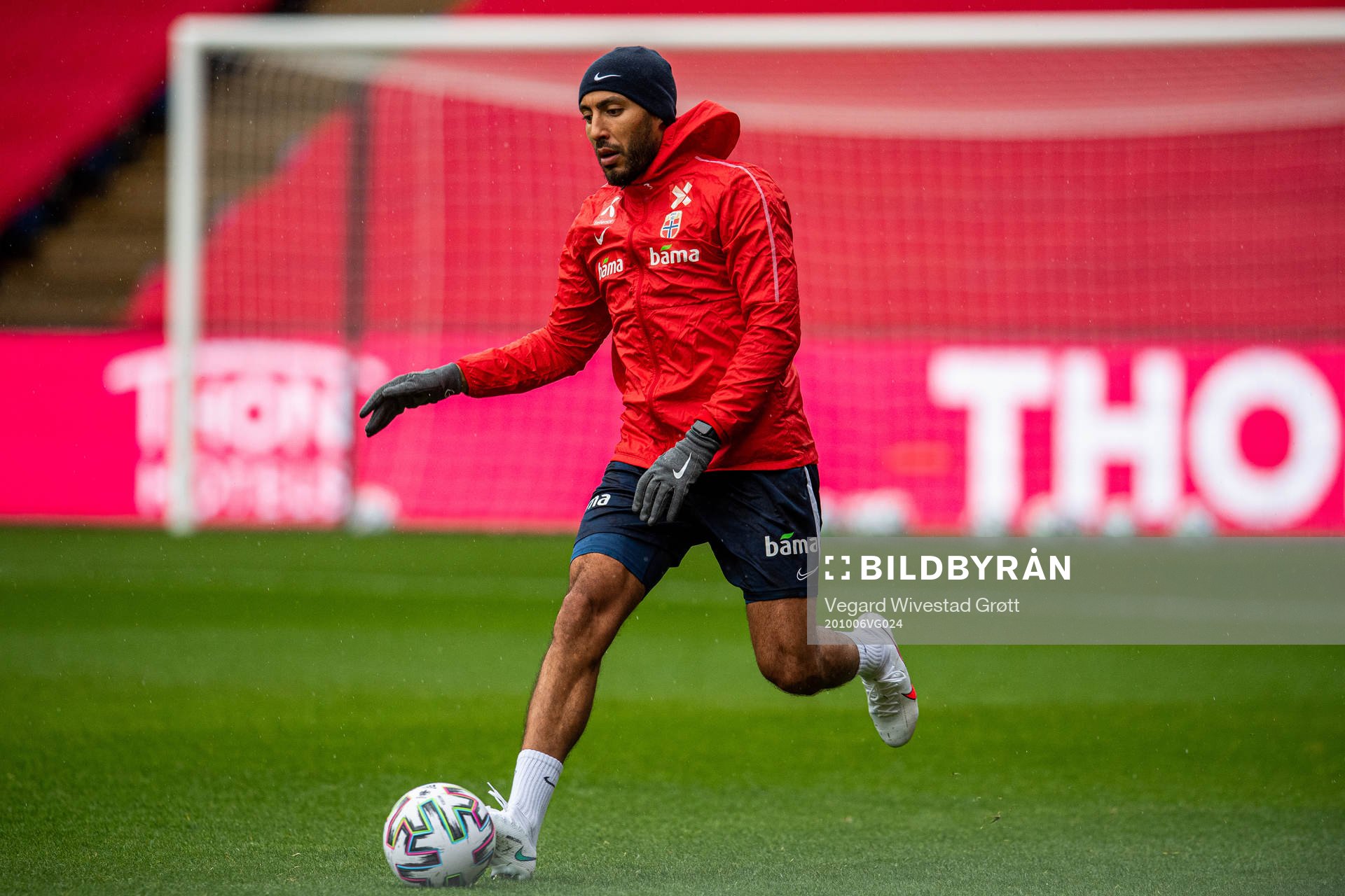Haitam Aleesami of the Norwegian national football team