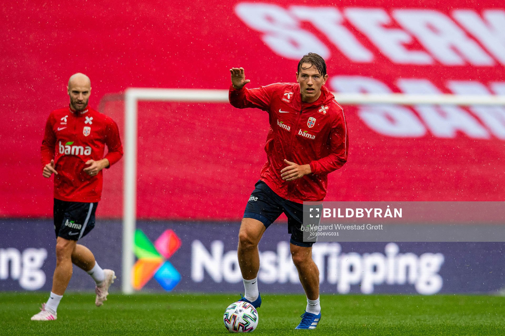 Sander Berge of the Norwegian national football team