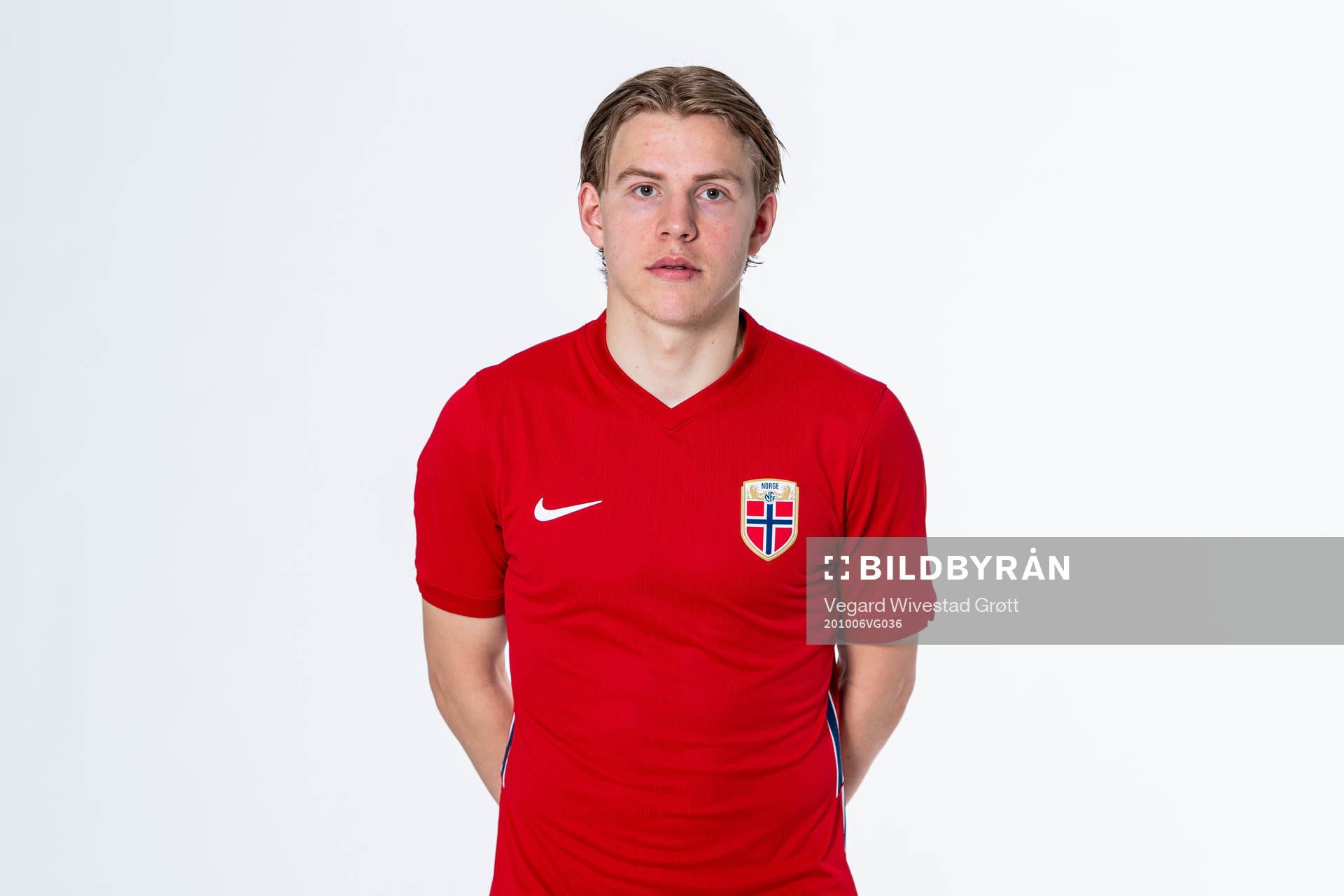 Jens Petter Hauge of the Norwegian national football team