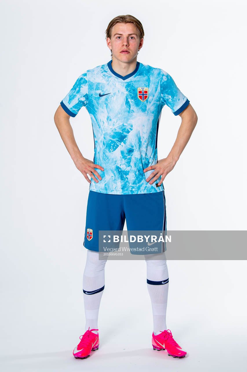 Jens Petter Hauge of the Norwegian national football team