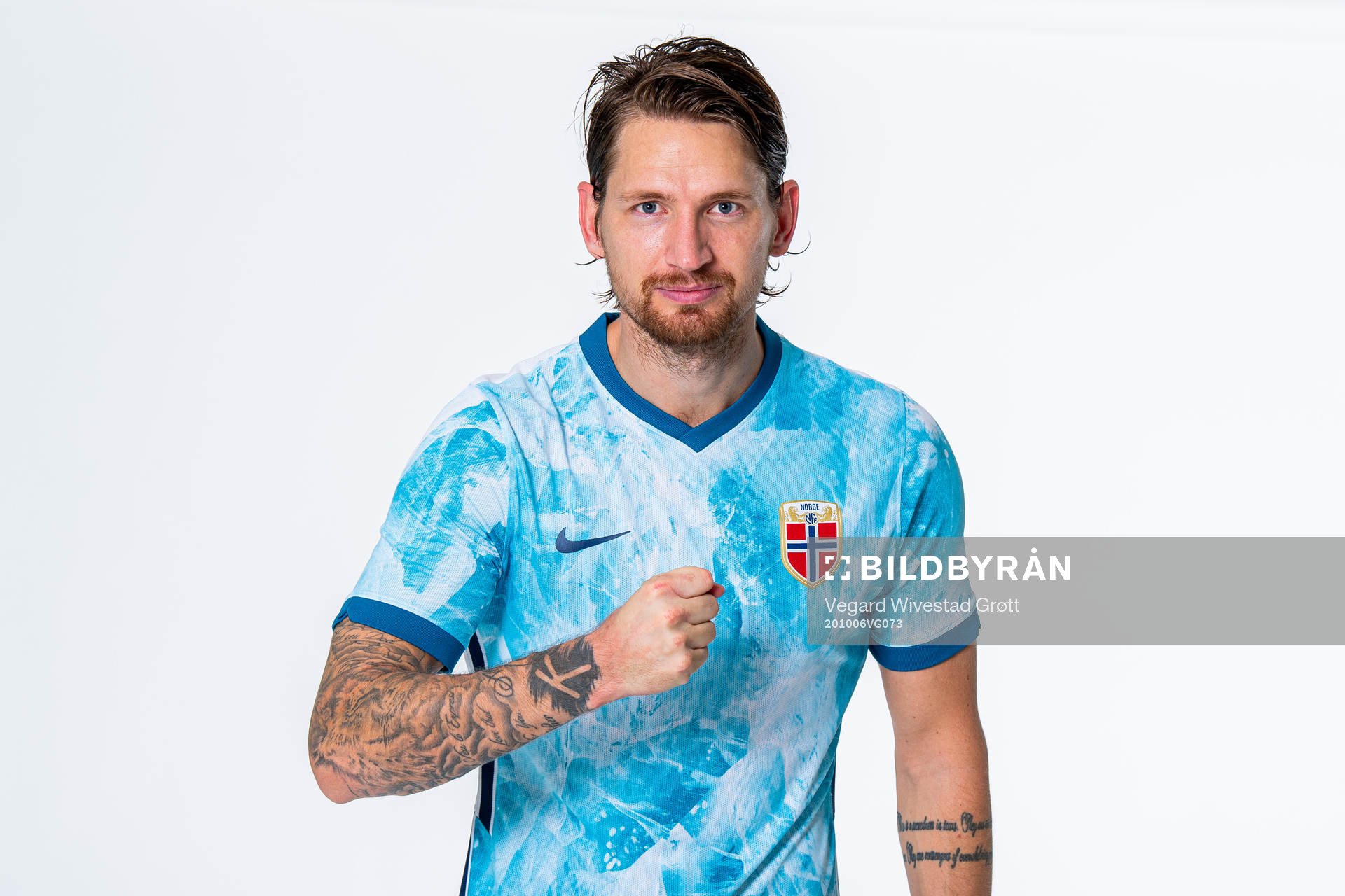 Stefan Strandberg of the Norwegian national football team