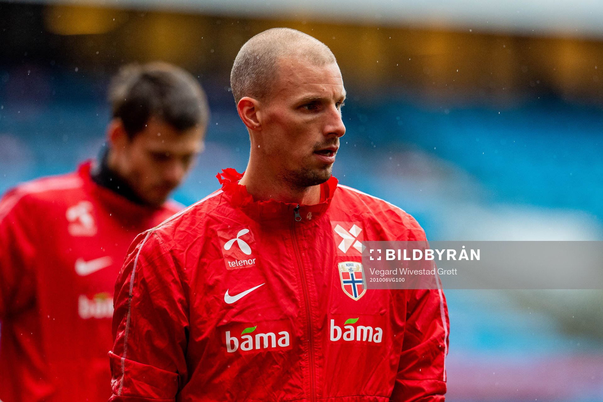 Goalkeeper André Hansen of the Norwegian national football