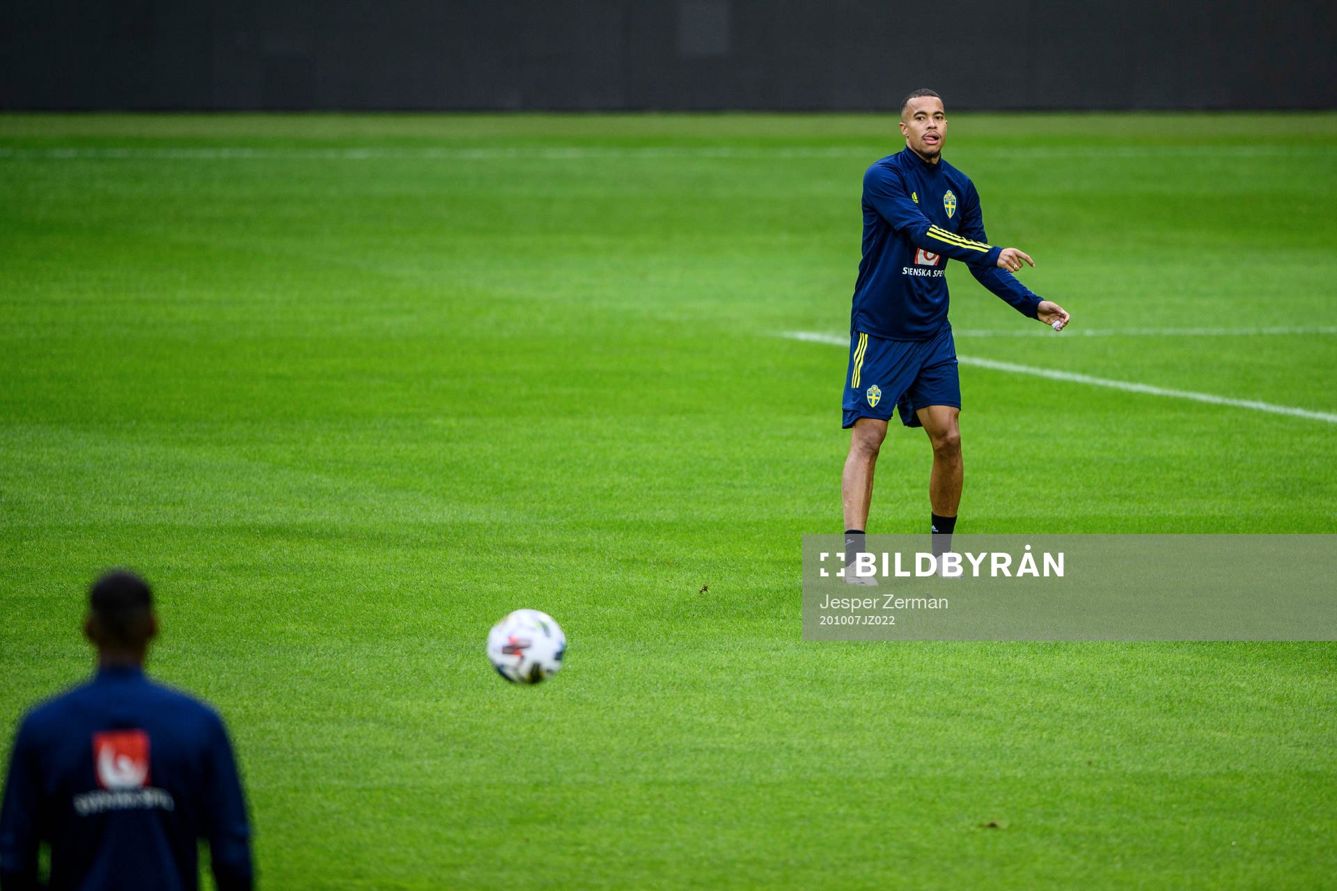 Robin Quaison of the Swedish national football team