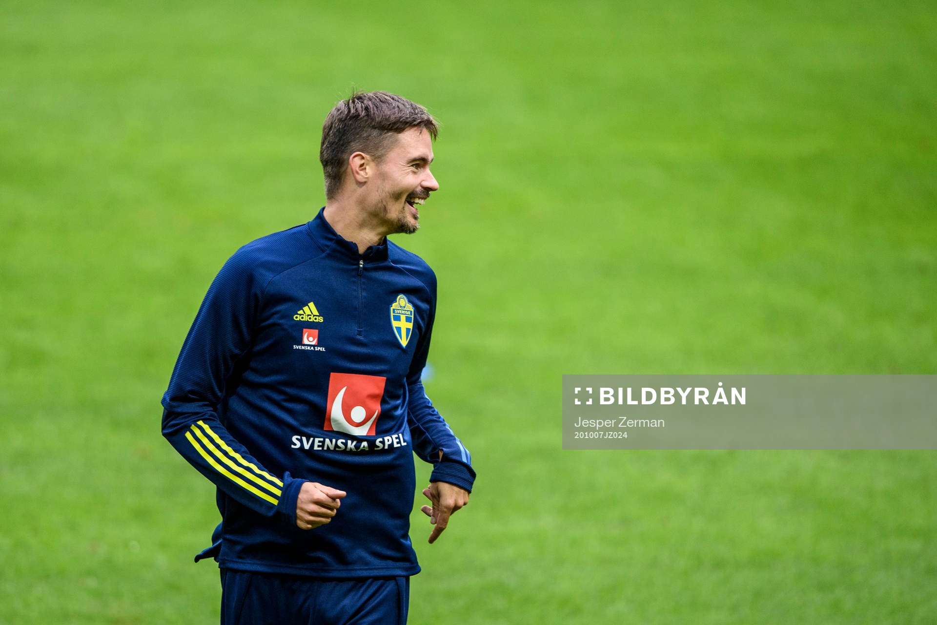 Mikael Lustig of the Swedish national football team