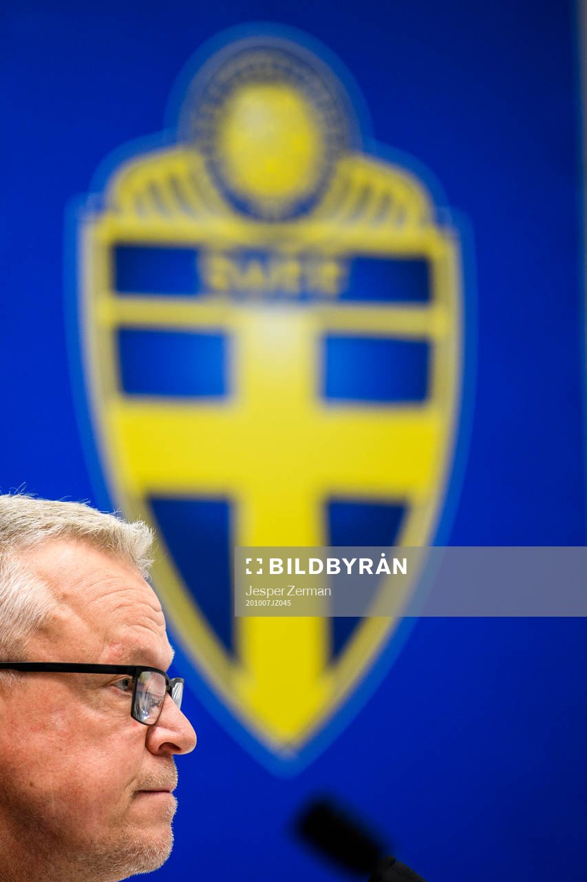 Head coach Janne Andersson of the Swedish national football