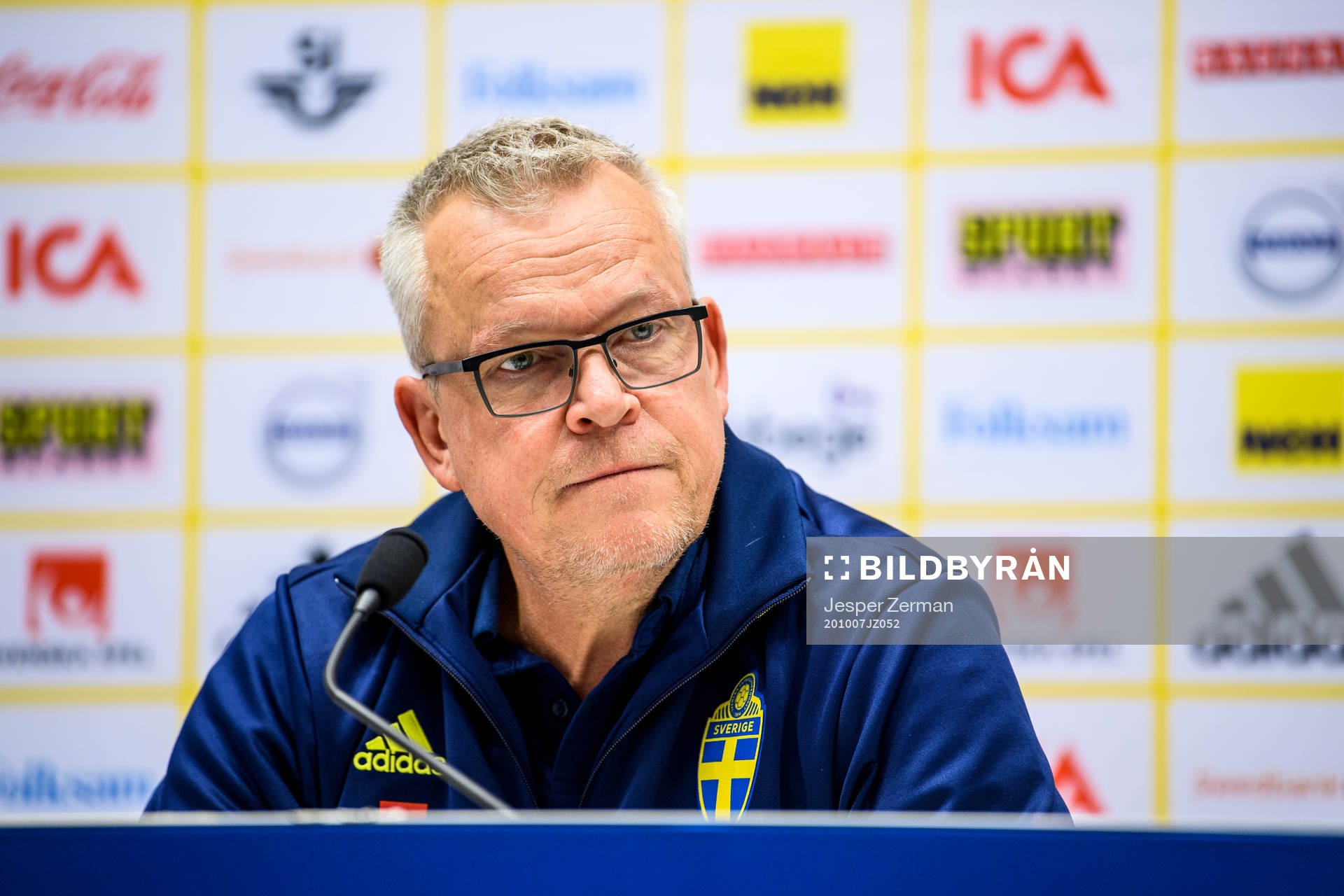 Head coach Janne Andersson of the Swedish national football