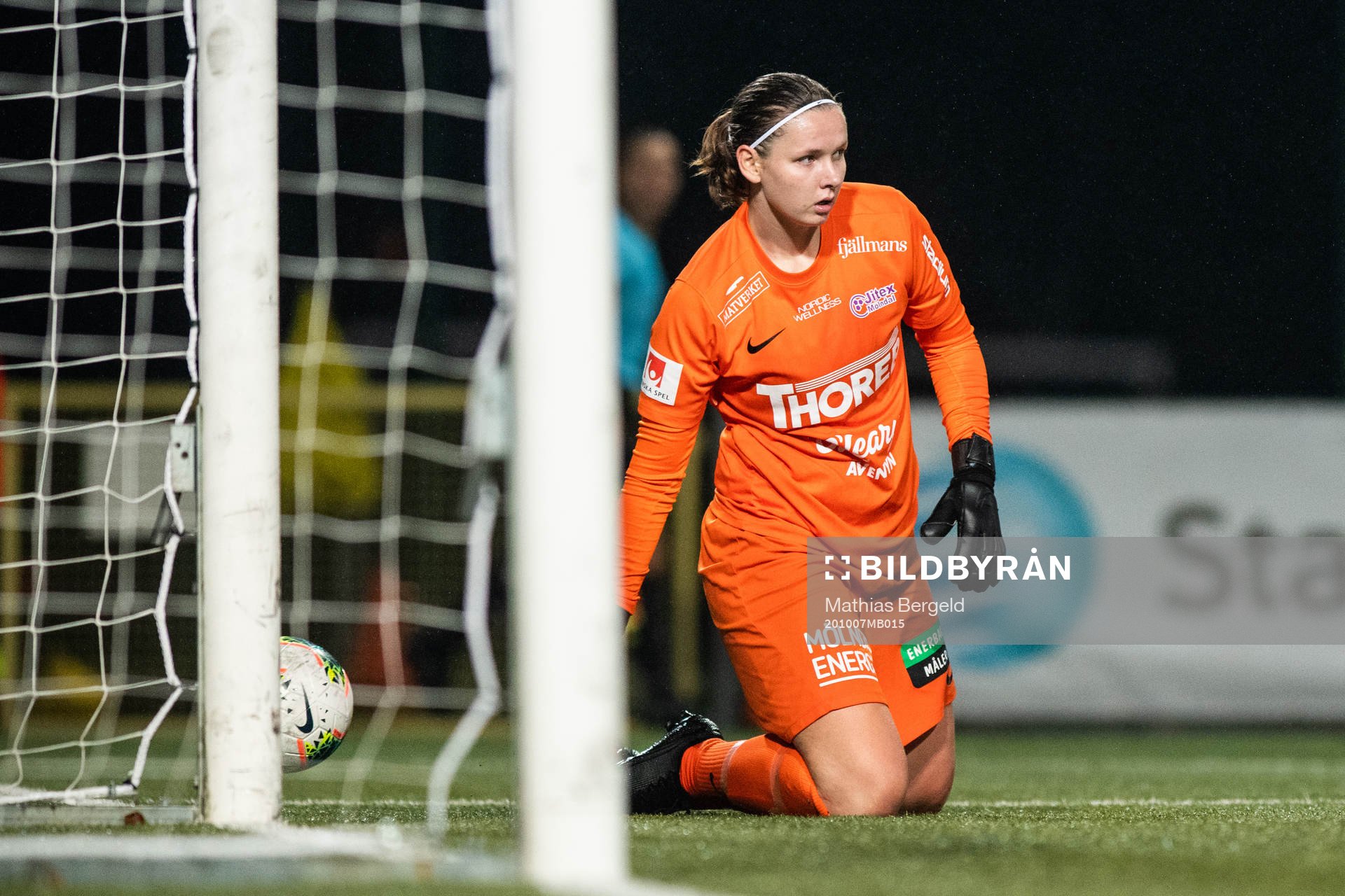 Jitex målvakt Anna Larsson deppar