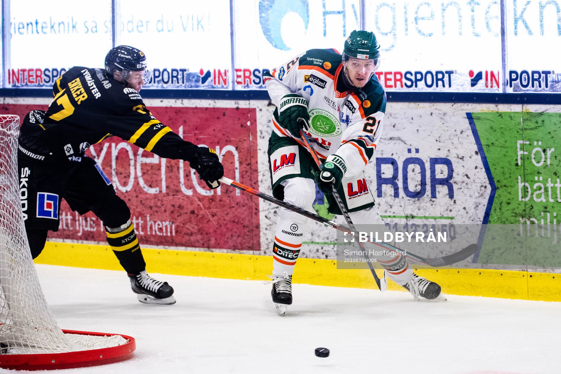 Västerås Sebastian Benker och Kristianstads Daniel