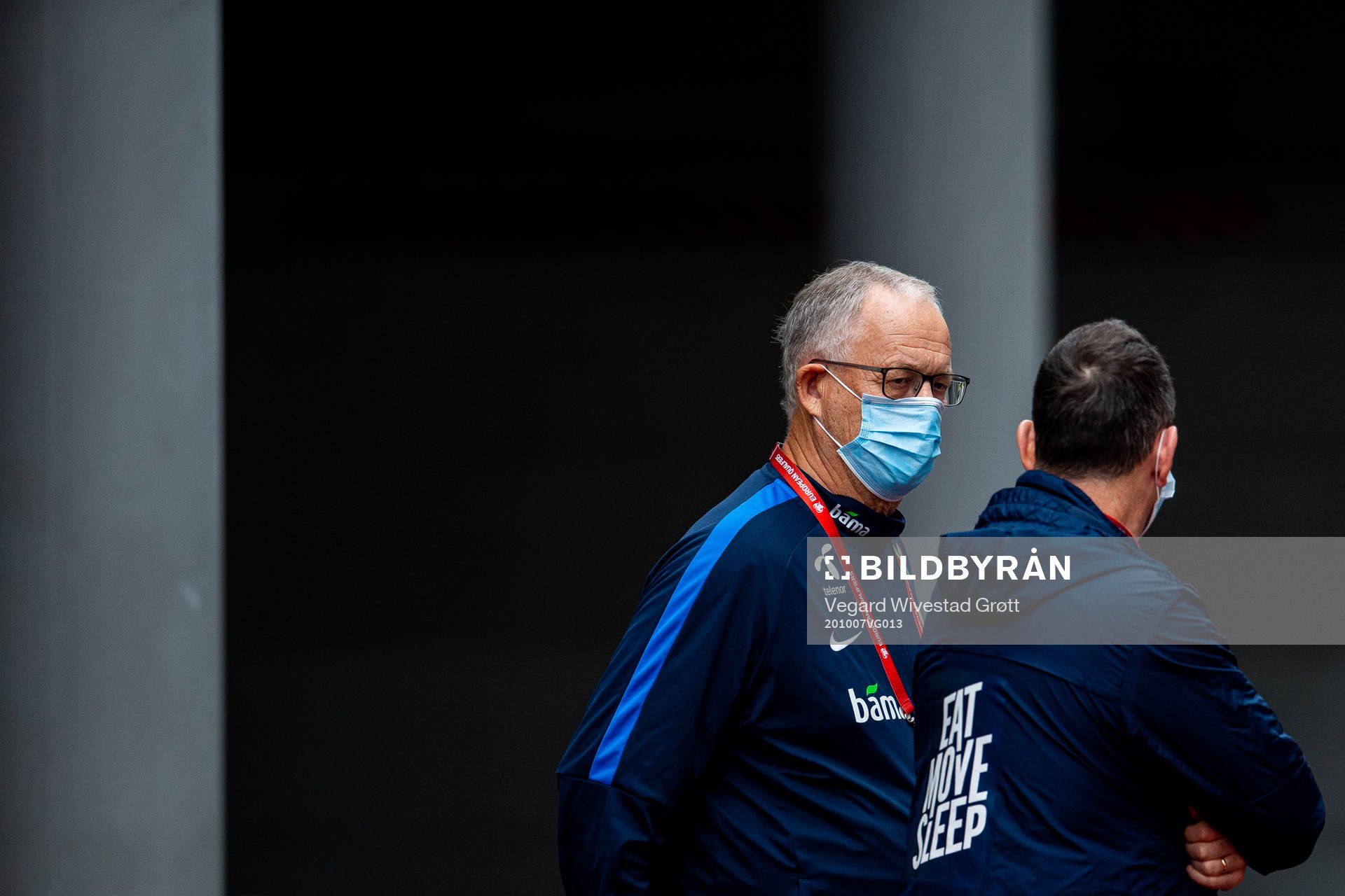 Lars Lagerbäck, head coach of the Norwegian national