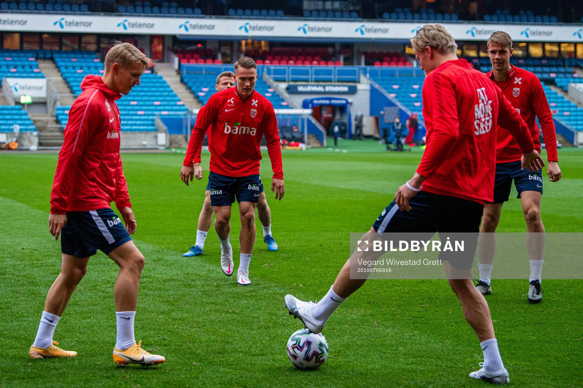 Martin Ødegaard, Leo Skiri Østigård, Erling Braut