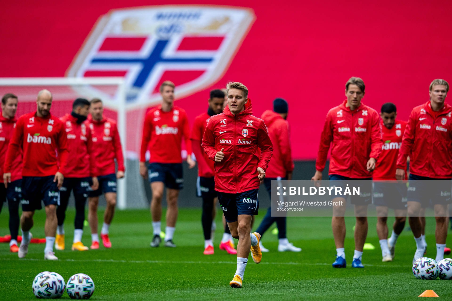 Martin Ødegaard of the Norwegian national football team