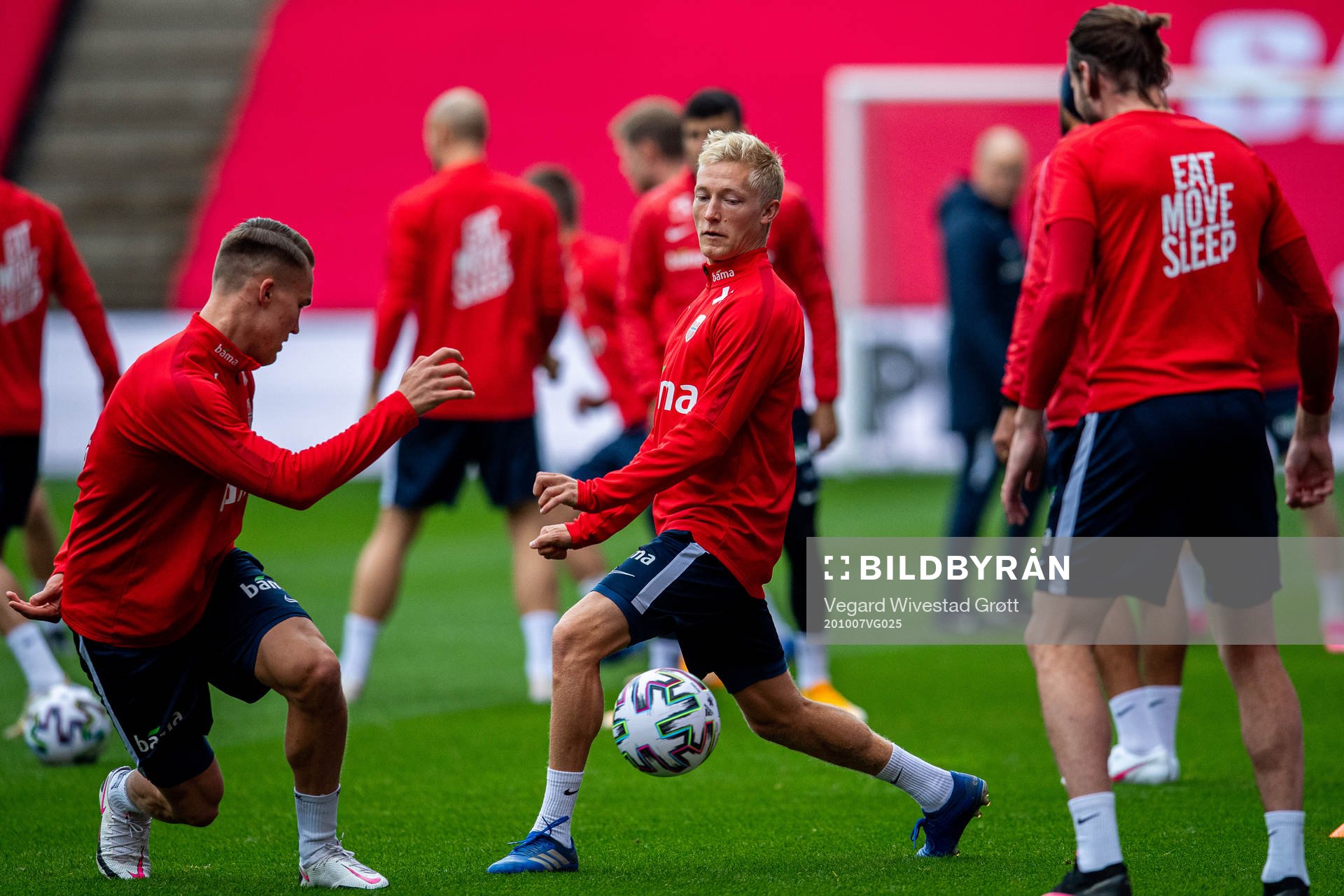 Birger Meling of the Norwegian national football team