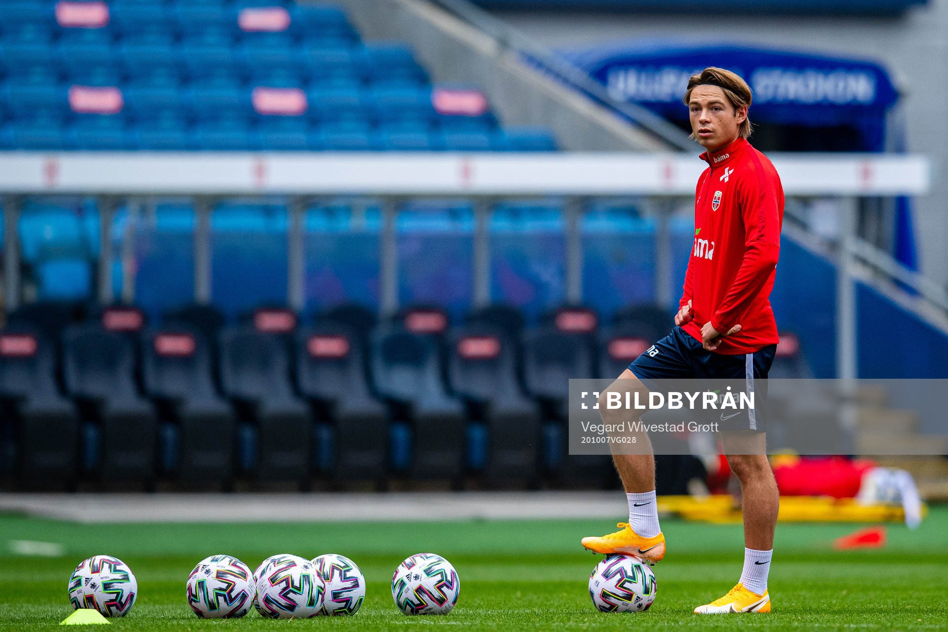 Patrick Berg of the Norwegian national football team