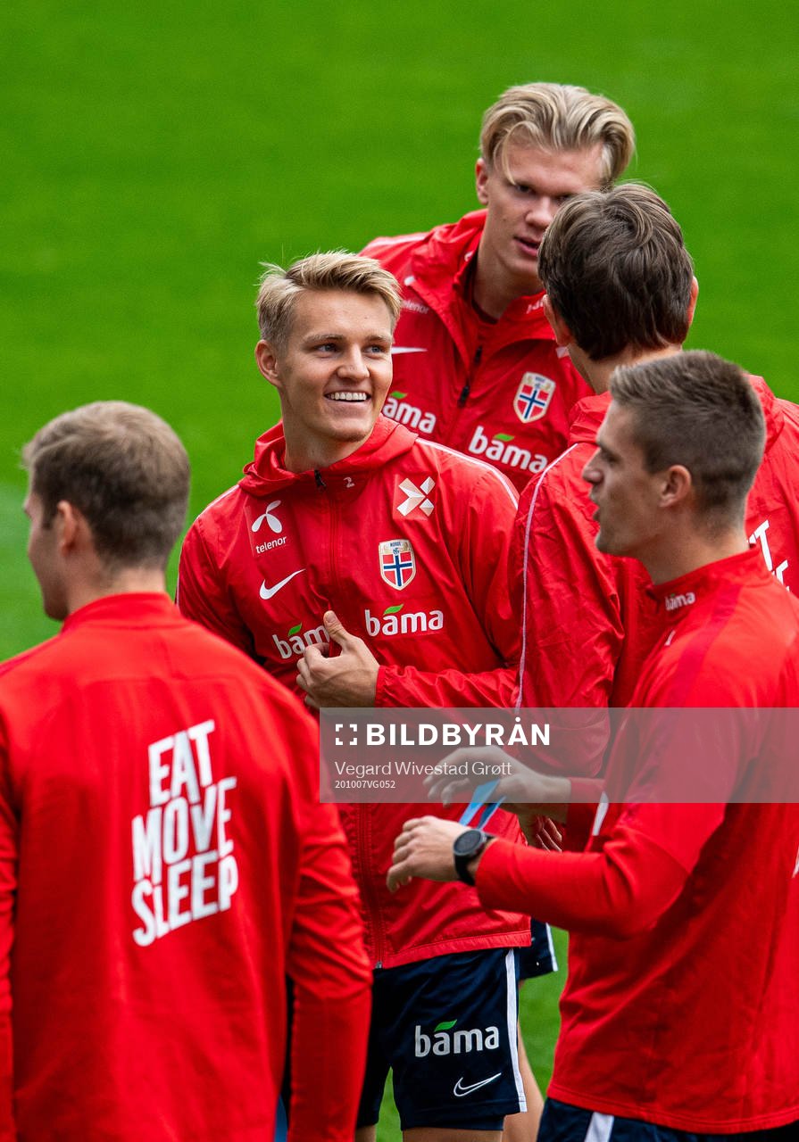 Martin Ødegaard of the Norwegian national football team
