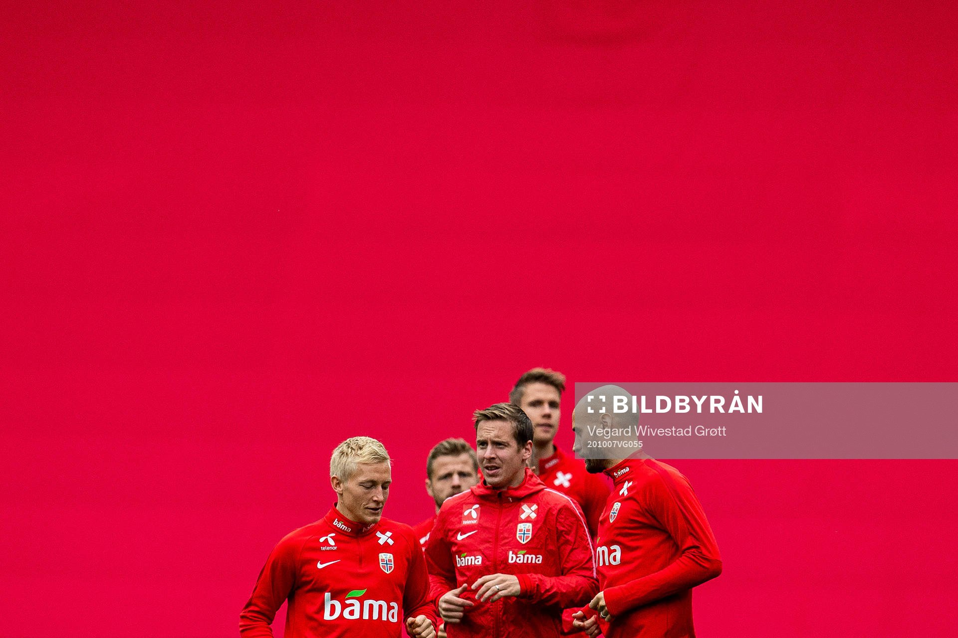 Birger Meling and Stefan Johansen of the Norwegian national