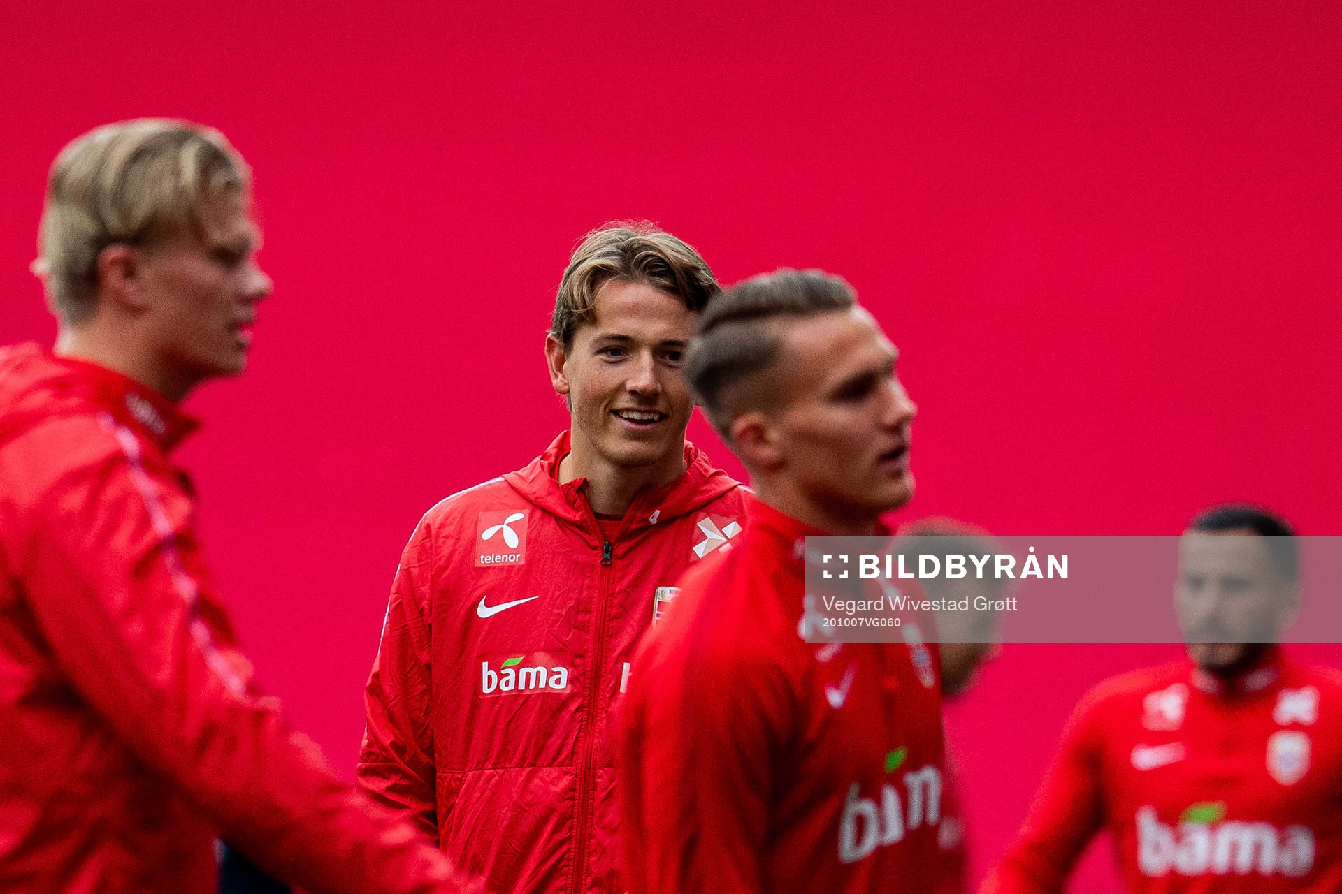 Sander Berge of the Norwegian national football team