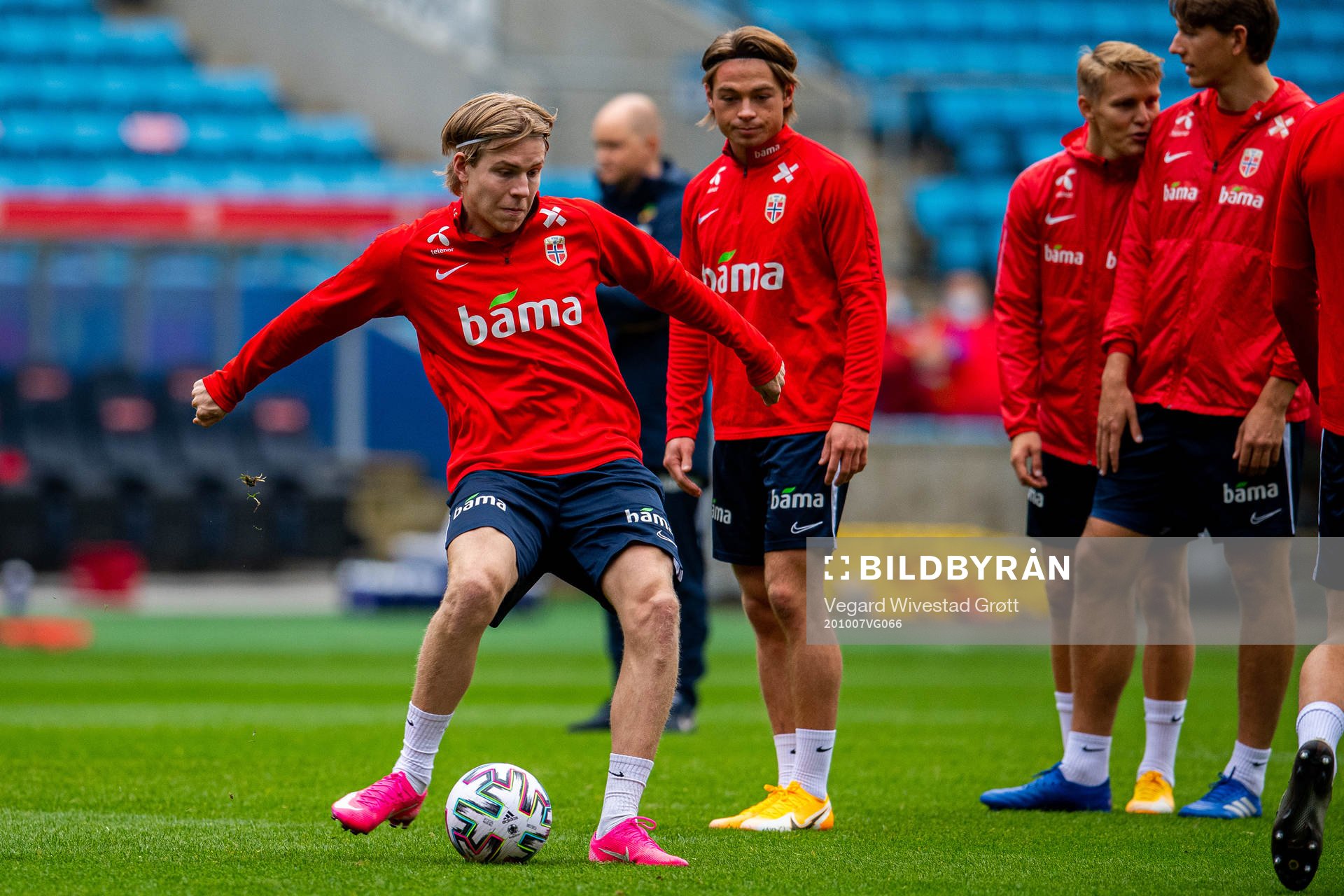 Jens Petter Hauge of the Norwegian national football team