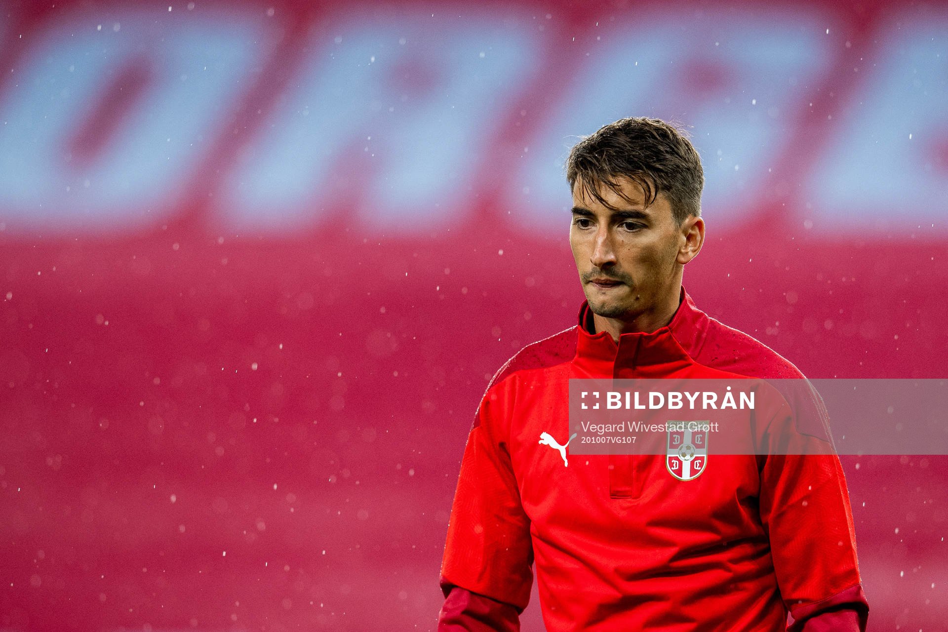 Filip Djuricic of the Serbian national football team