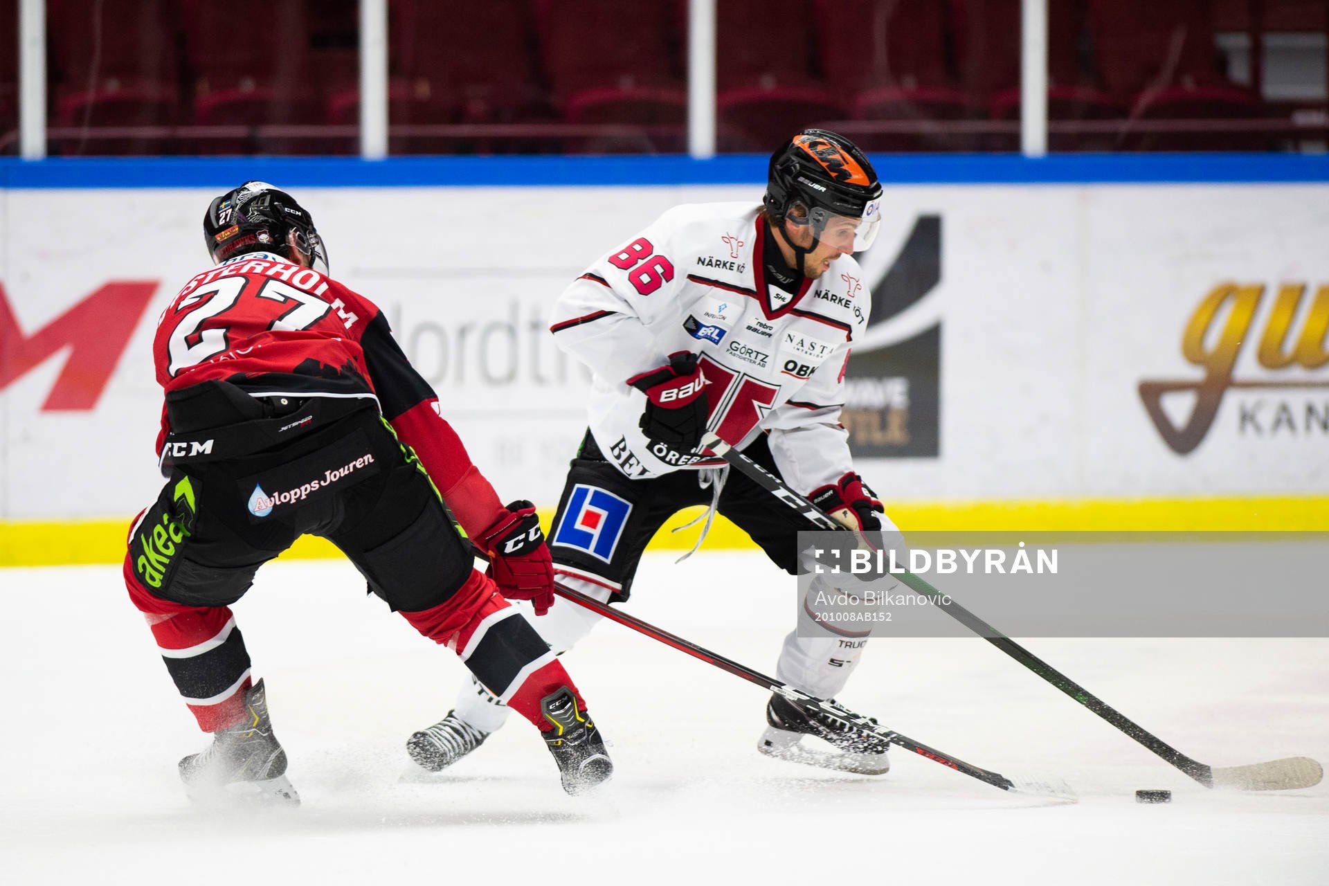 Örebros Mathias Bromé och Malmö Redhawks Pontus
