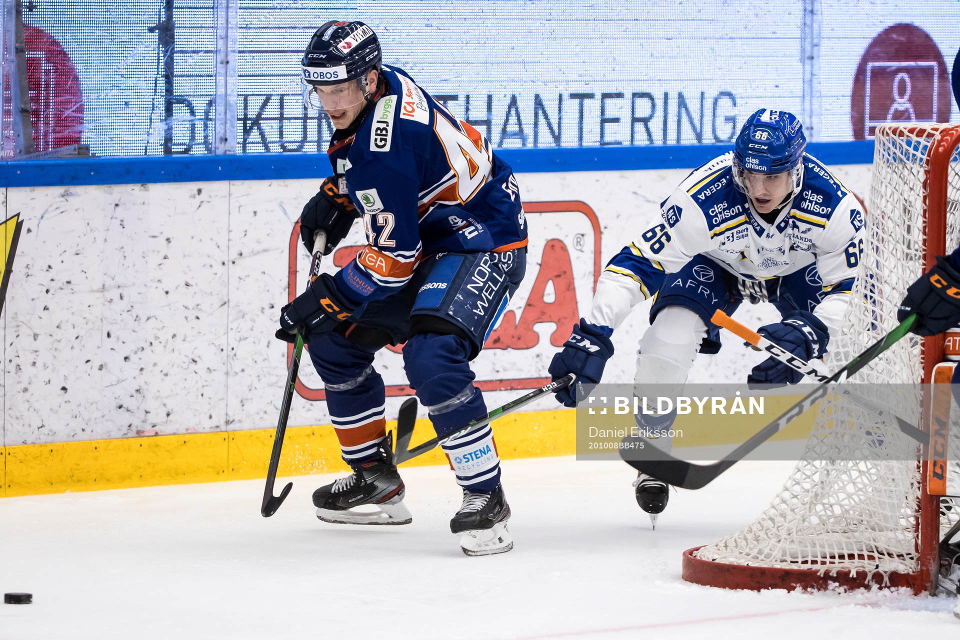 Växjös Teemu Eronen och Leksands Nils Åman
