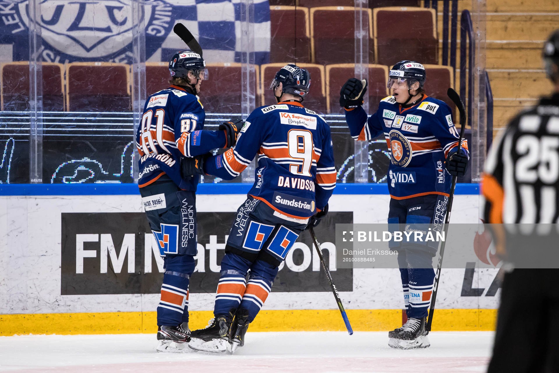 Växjös Fredrik Karlström jublar