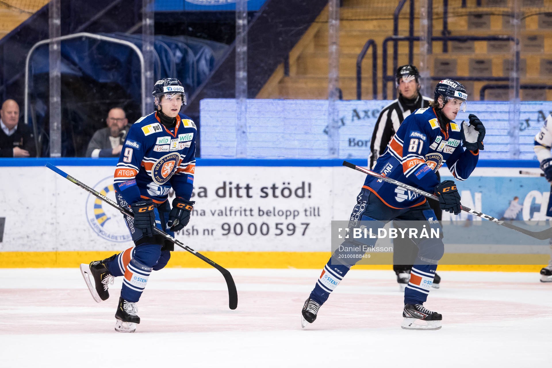 Växjös Fredrik Karlström jubel