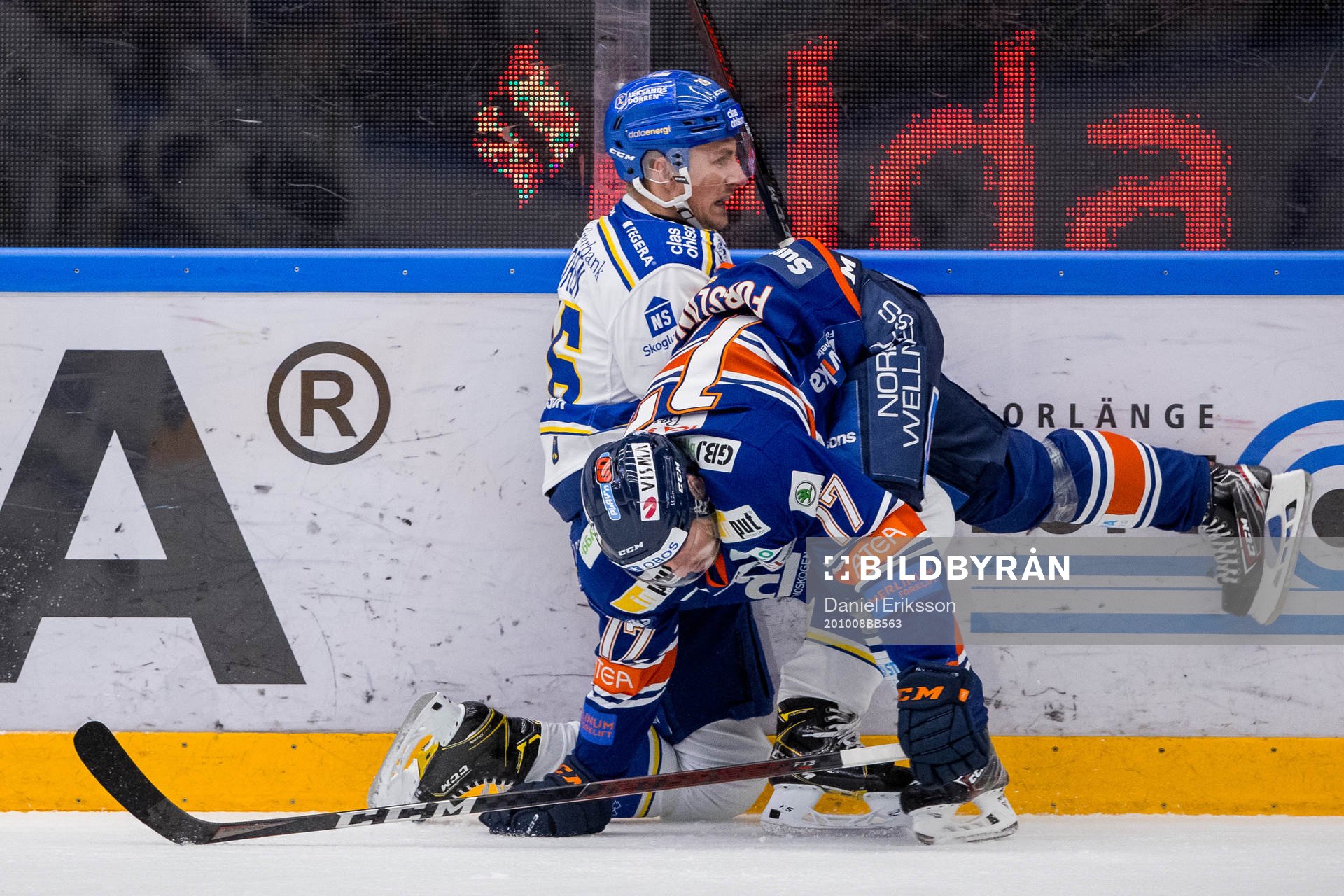 Leksands Patrik Norén och Växjös Emil Forslund